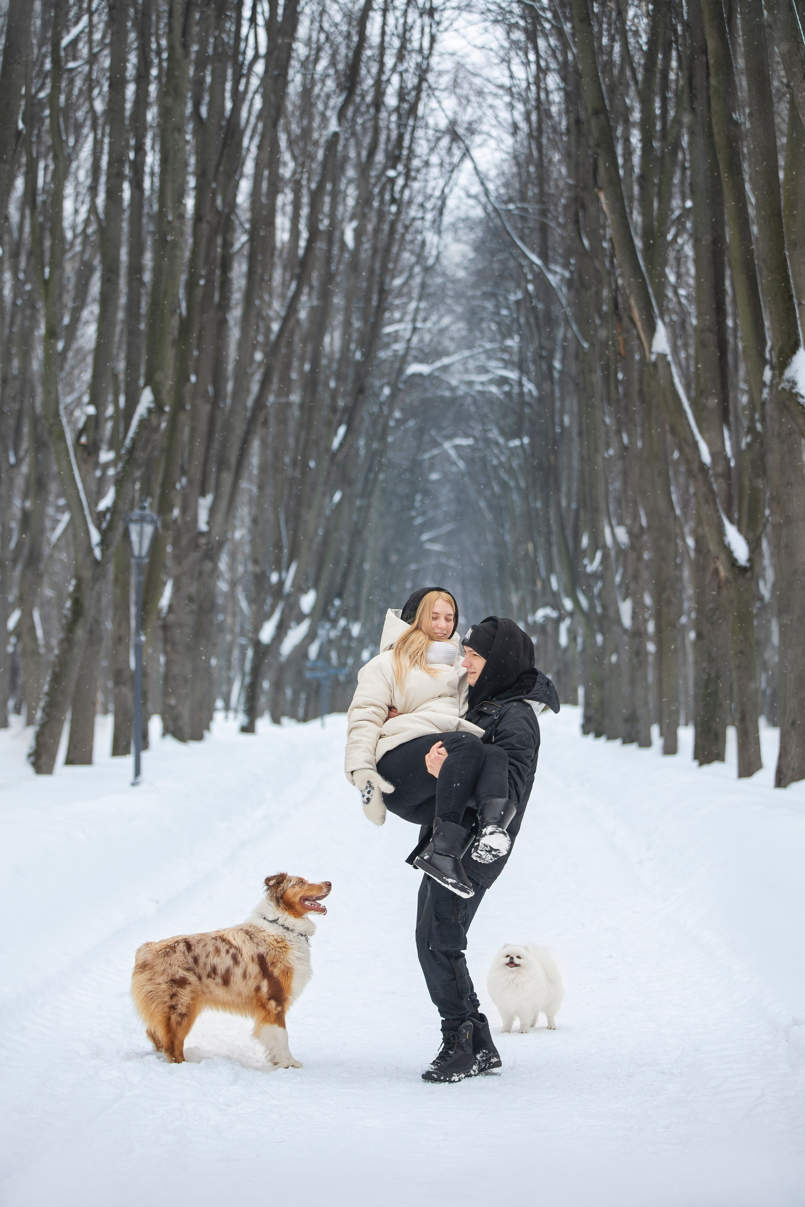 Настя, Игорь, Тесс и Марс. Фотограф анималист в Москве Майорова Евгения