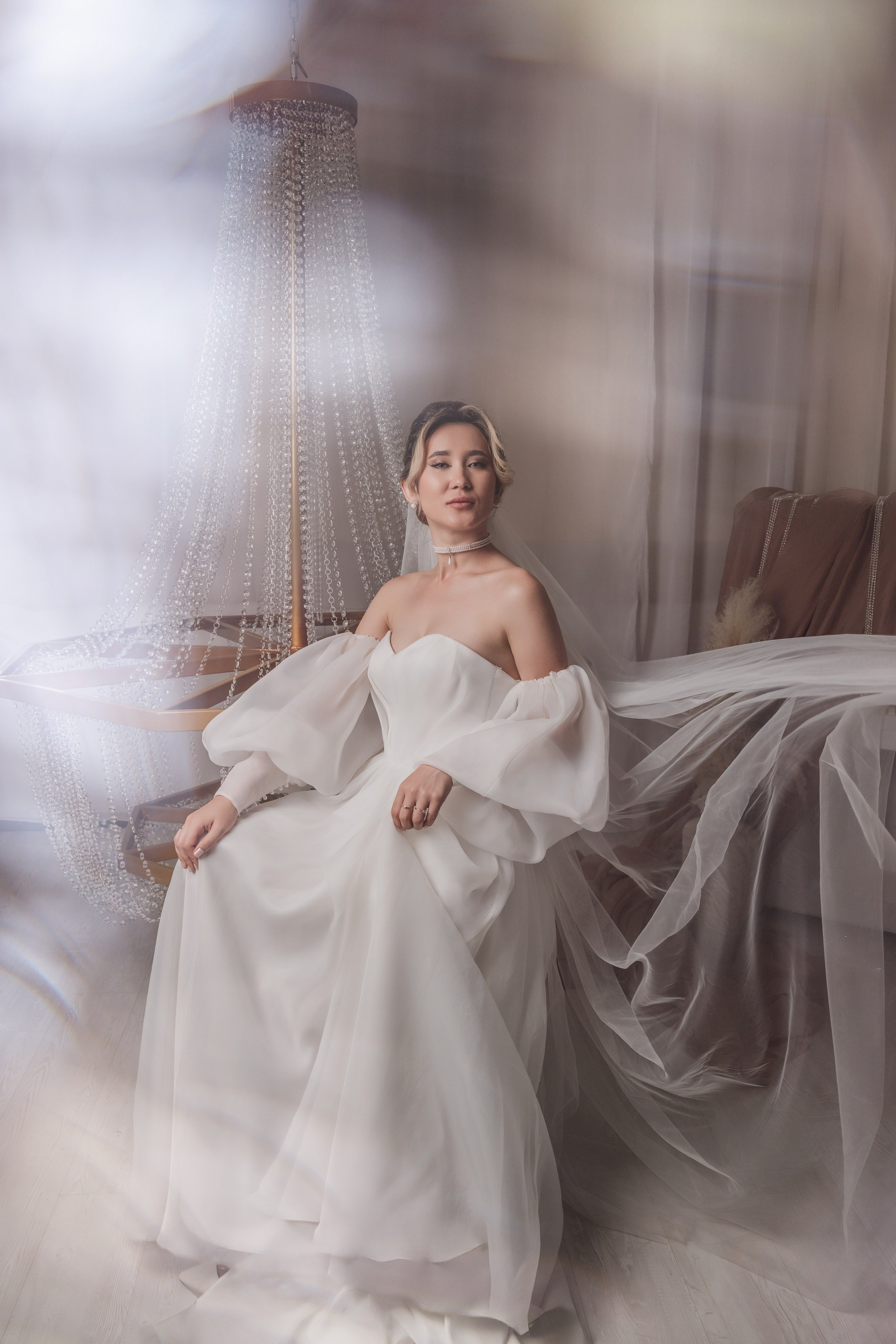 Свадебная фотосессия в фотостудии г. Саратова Яна и Сергей 28.08.2024. Свадебный фотограф, портретный фотограф в Москве и Саратове Оксана Анциферова