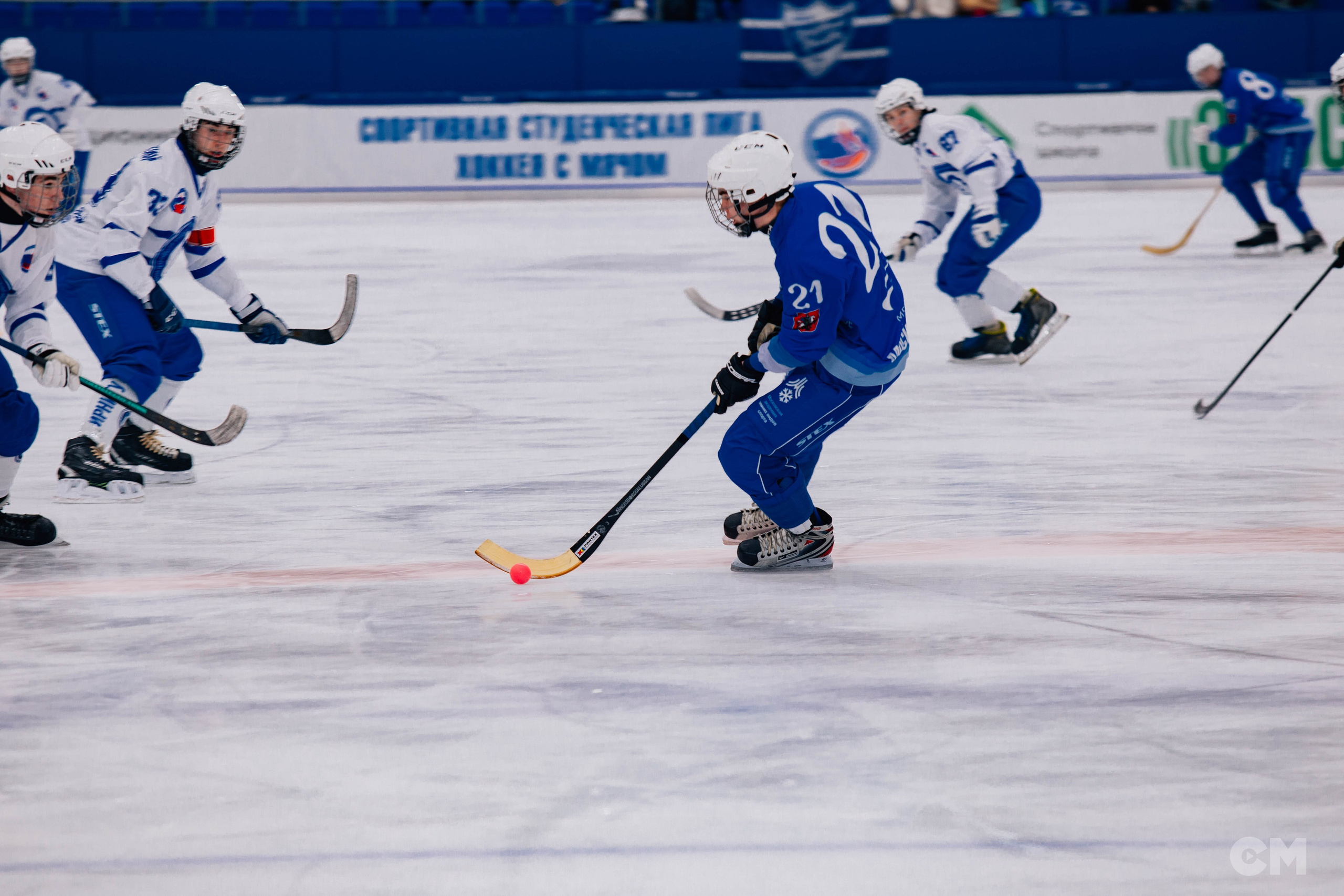 Чемпионат Студенческой спортивной лиги. Ковалёв хоккея с мячом. Репортажный фотограф в Иркутске — Ярослав Ковалёв