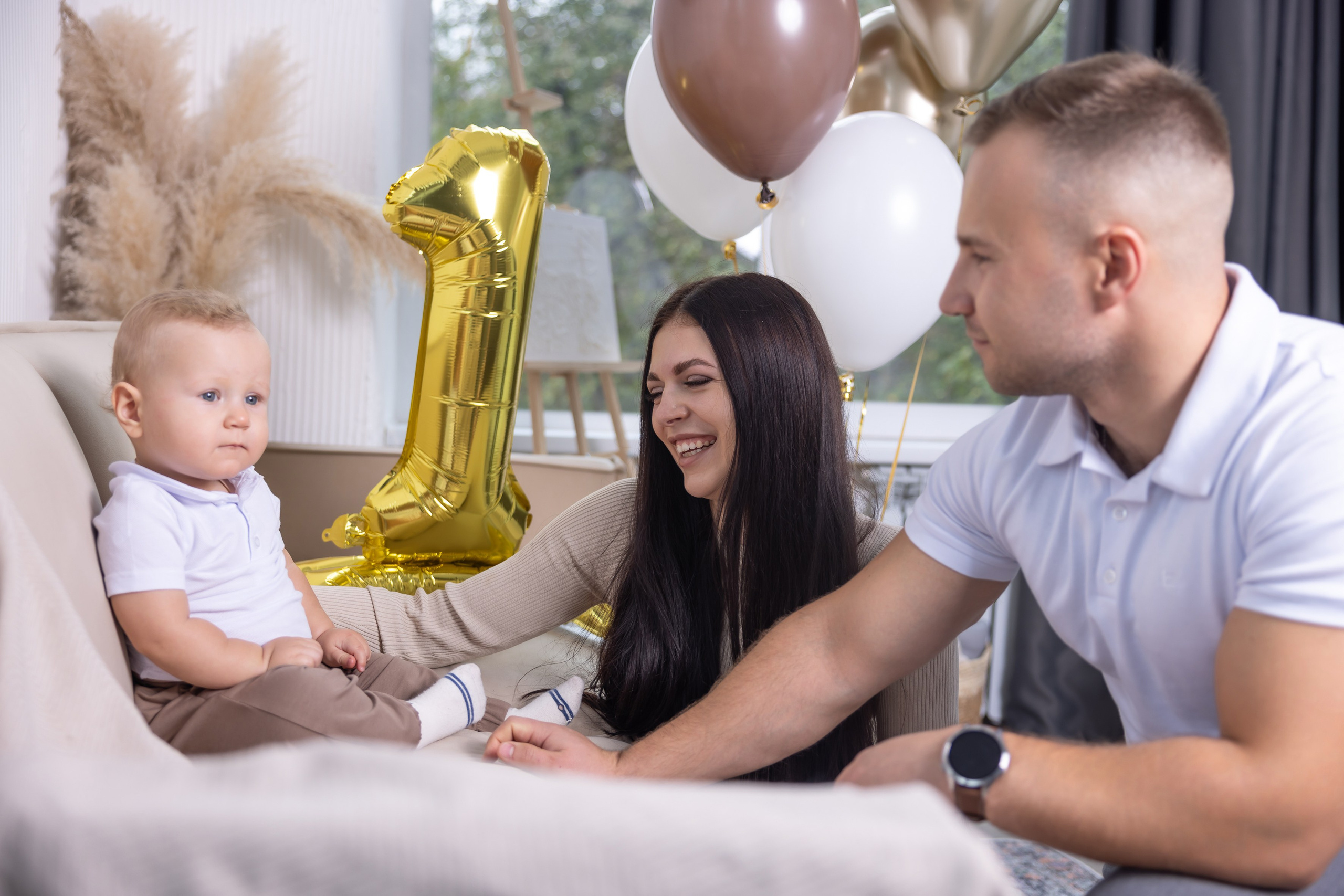 Арсению 1 год. Фотограф Диана Белогребень