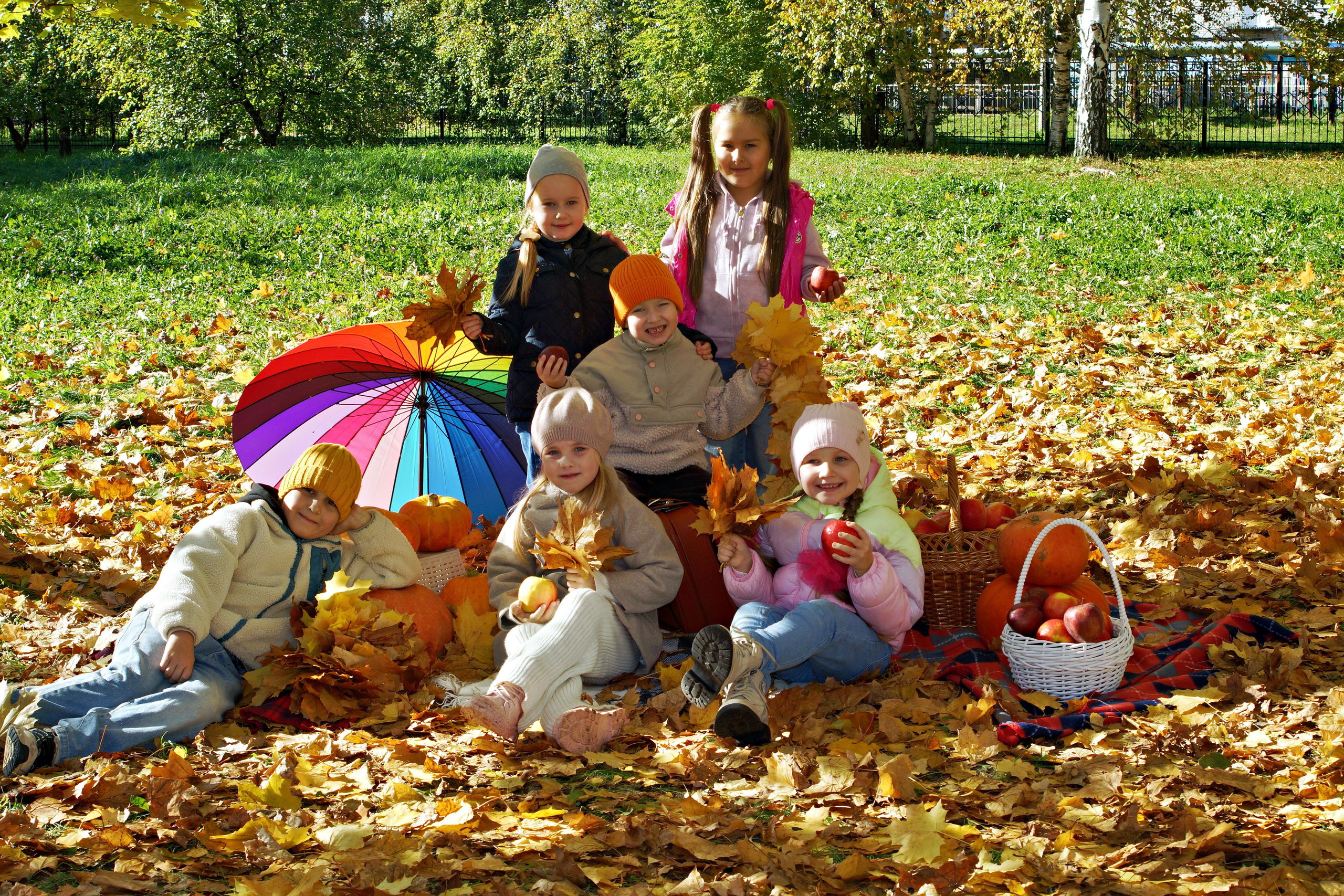 Осенняя фотосессия в детском саду г. Йошкар-Ола