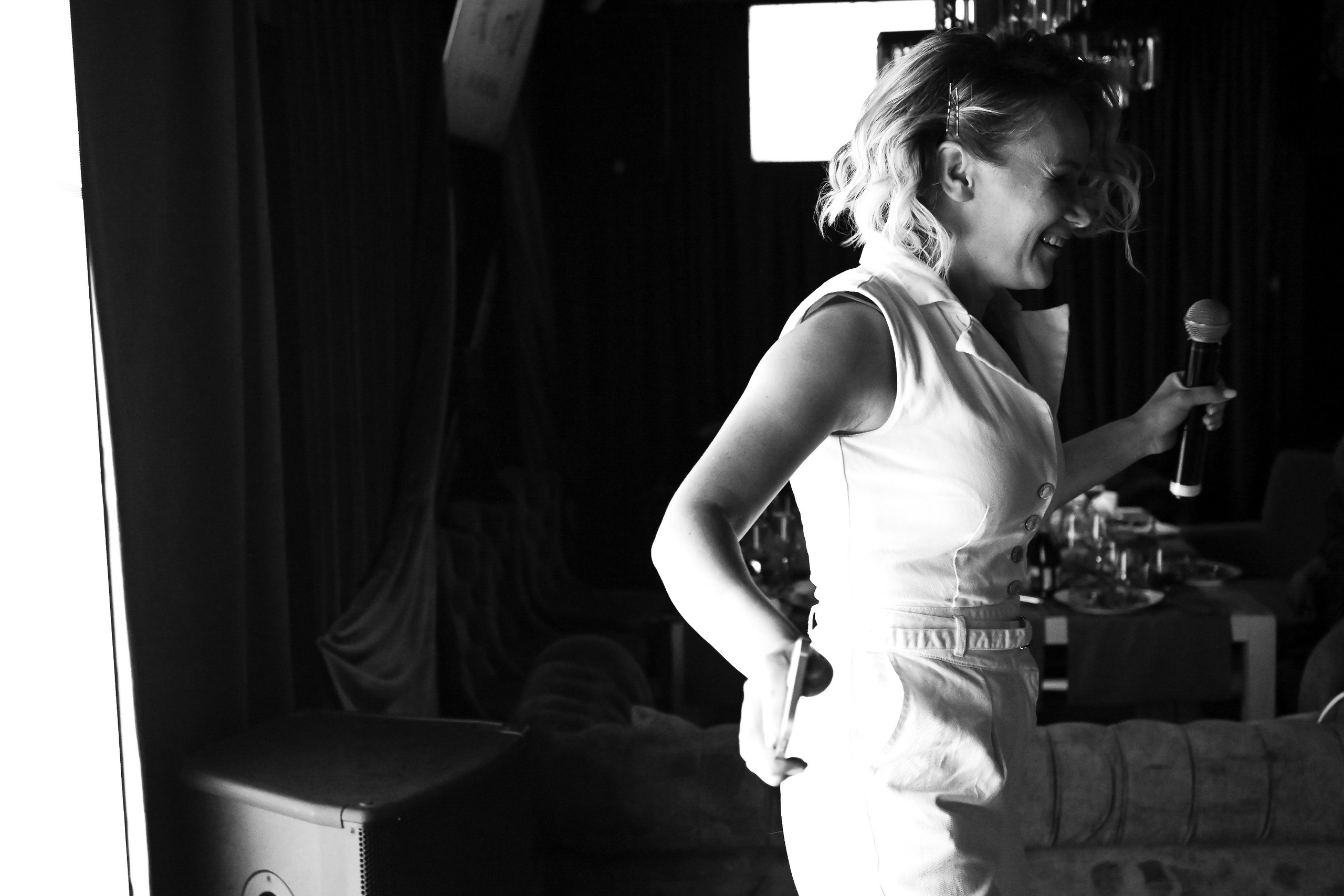 Black and white film. <3