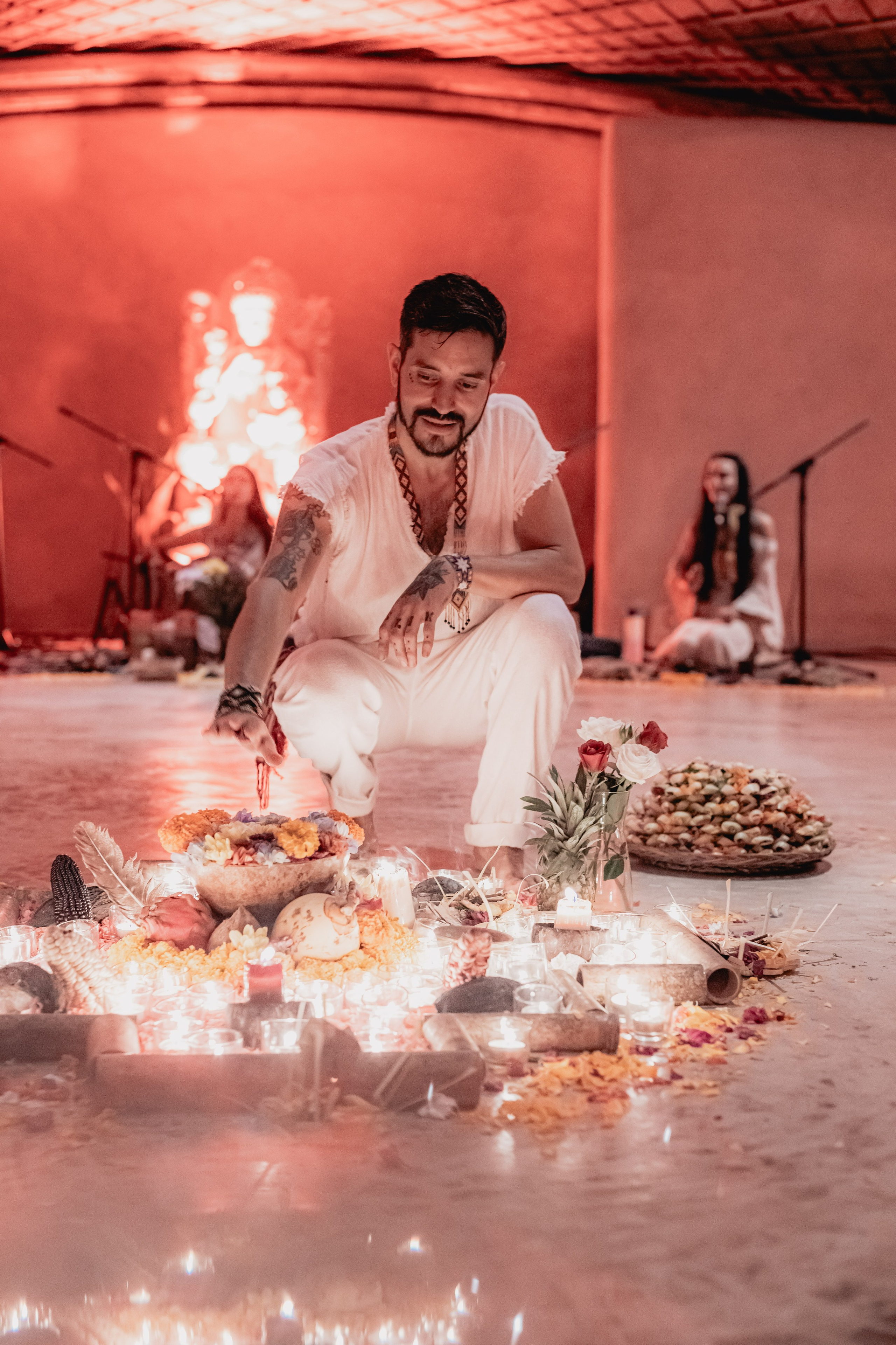 Cacao ceremony Full moon jan w Juan. Mariam Bagdasaryan