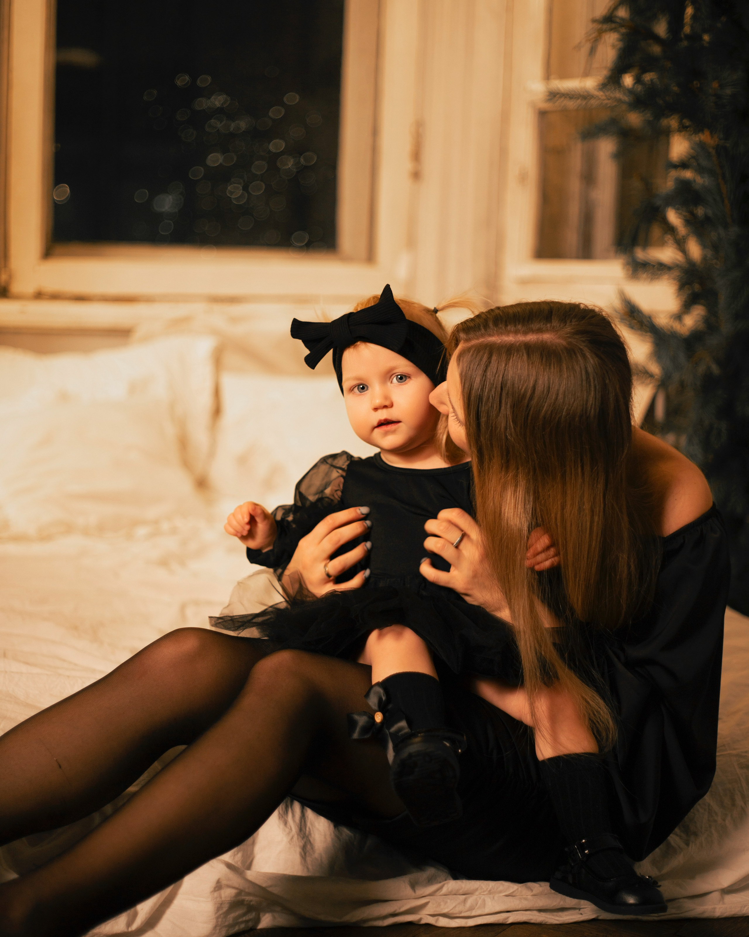 Новогодняя съёмка в фотостудии