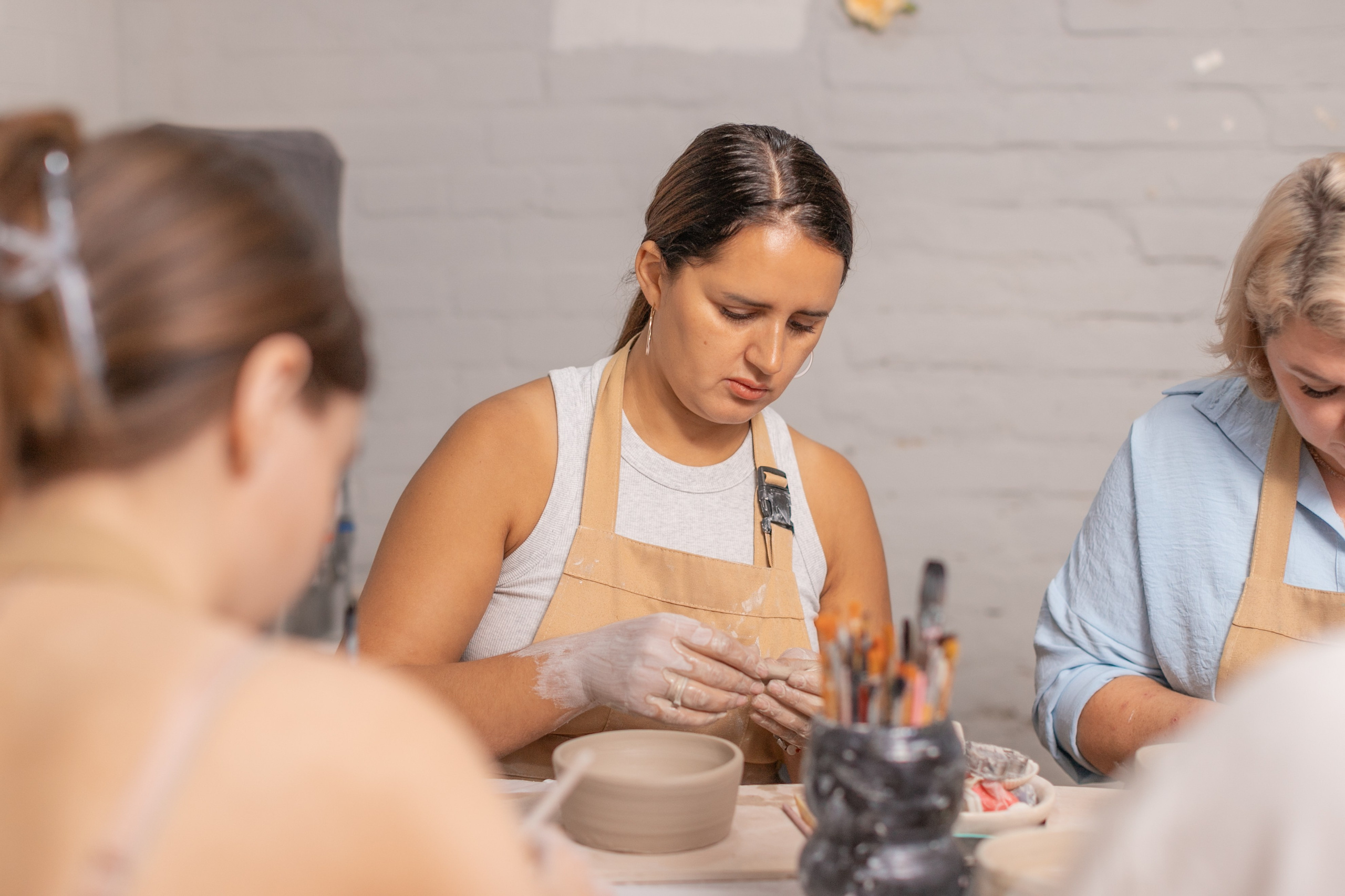 Гончарный МК Ирина и Юлия. Семейный и детский newborn фотограф в Ростове-на-Дону Наталья Лебедева