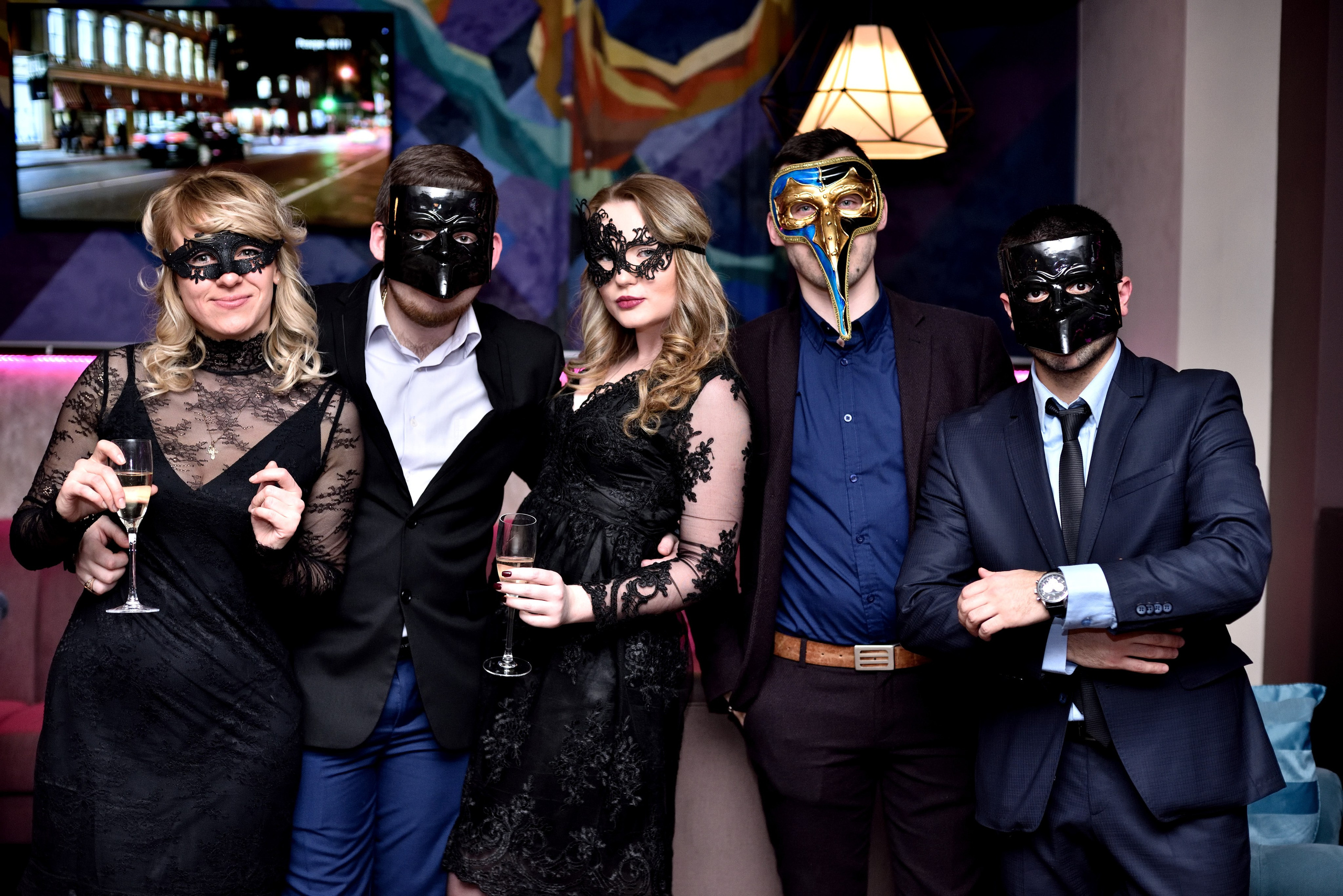 "Новогодняя фотосессия на корпоративе".