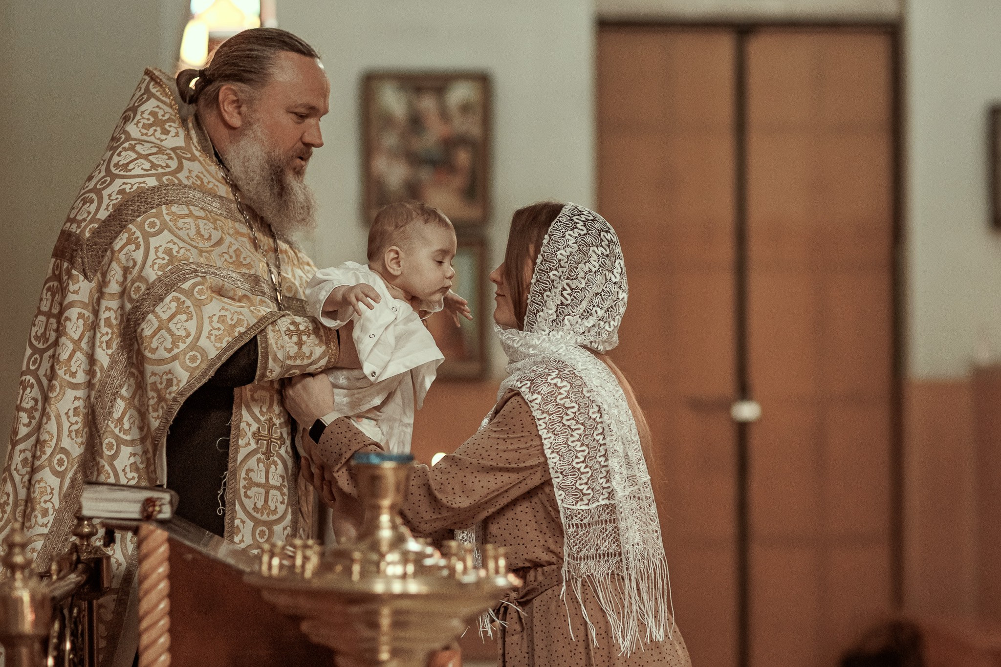 Таинство Крещения Алевтины. 23.03. Детский семейный фотограф в Абинске