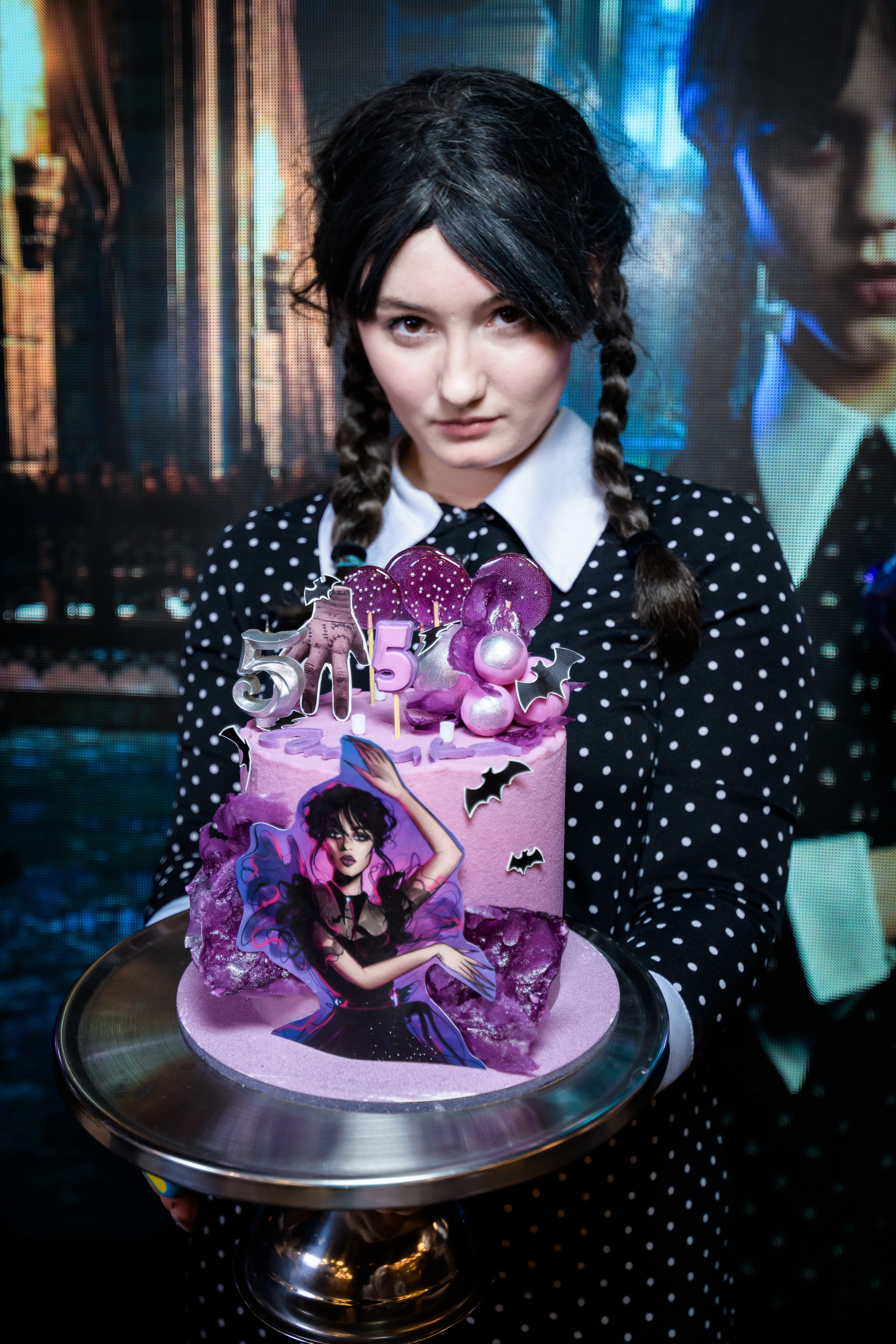 День рождения Софии в стиле «Уэнздей». Репортажный фотограф Сергей Дроздов