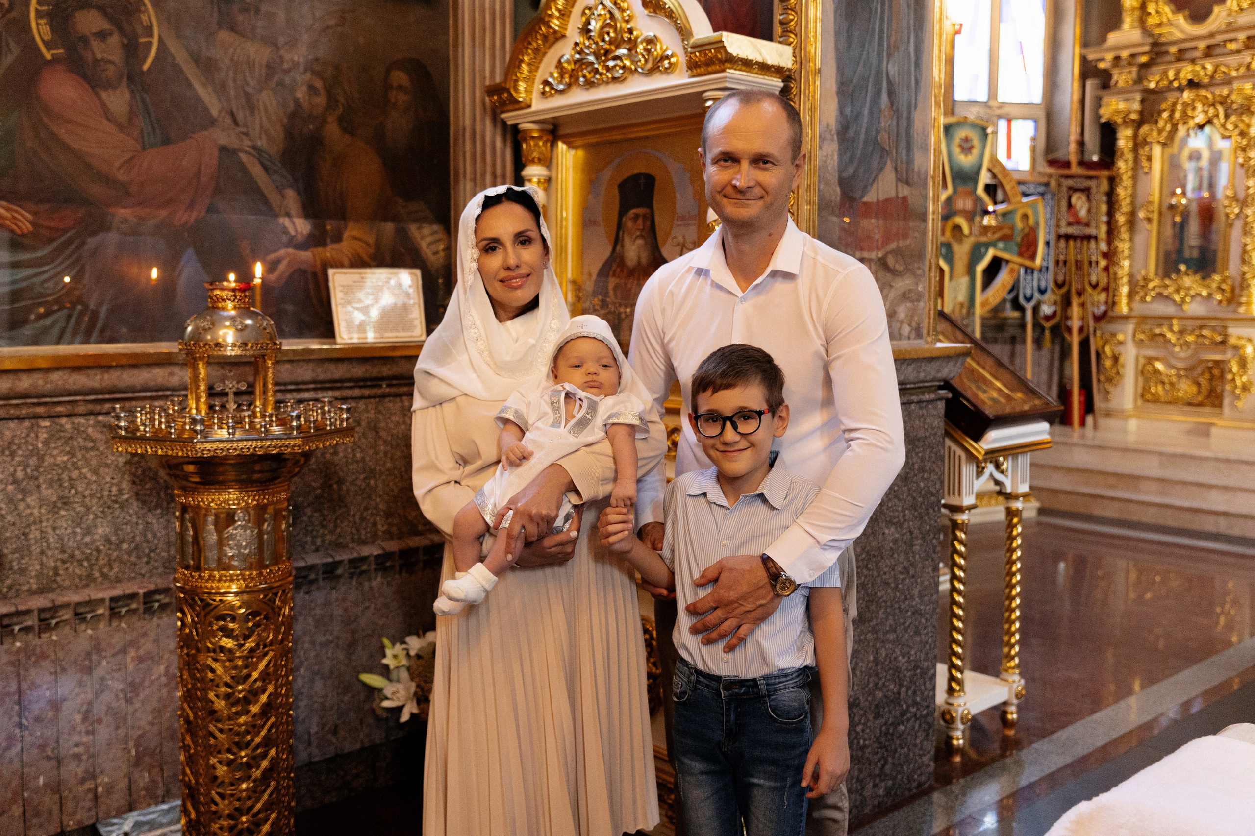 Крещение в Церкви иконы Божией Матери Целительницы. Свадебный фотограф и видеограф Краснодар, Ростов, Сочи, Новороссийск