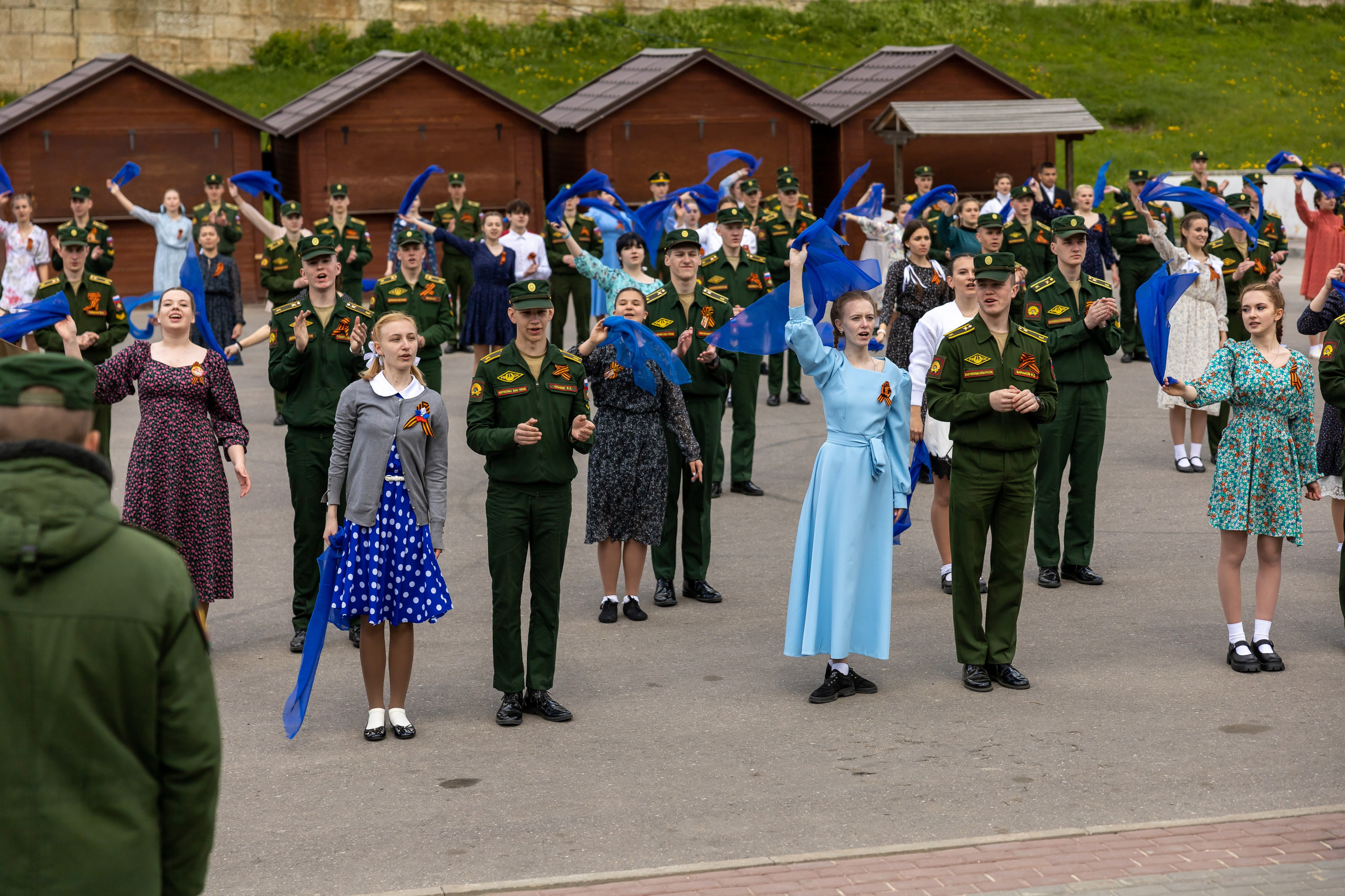 Акция «Синий платочек» 2023. Фотограф в Серпухове Наталья Руденко