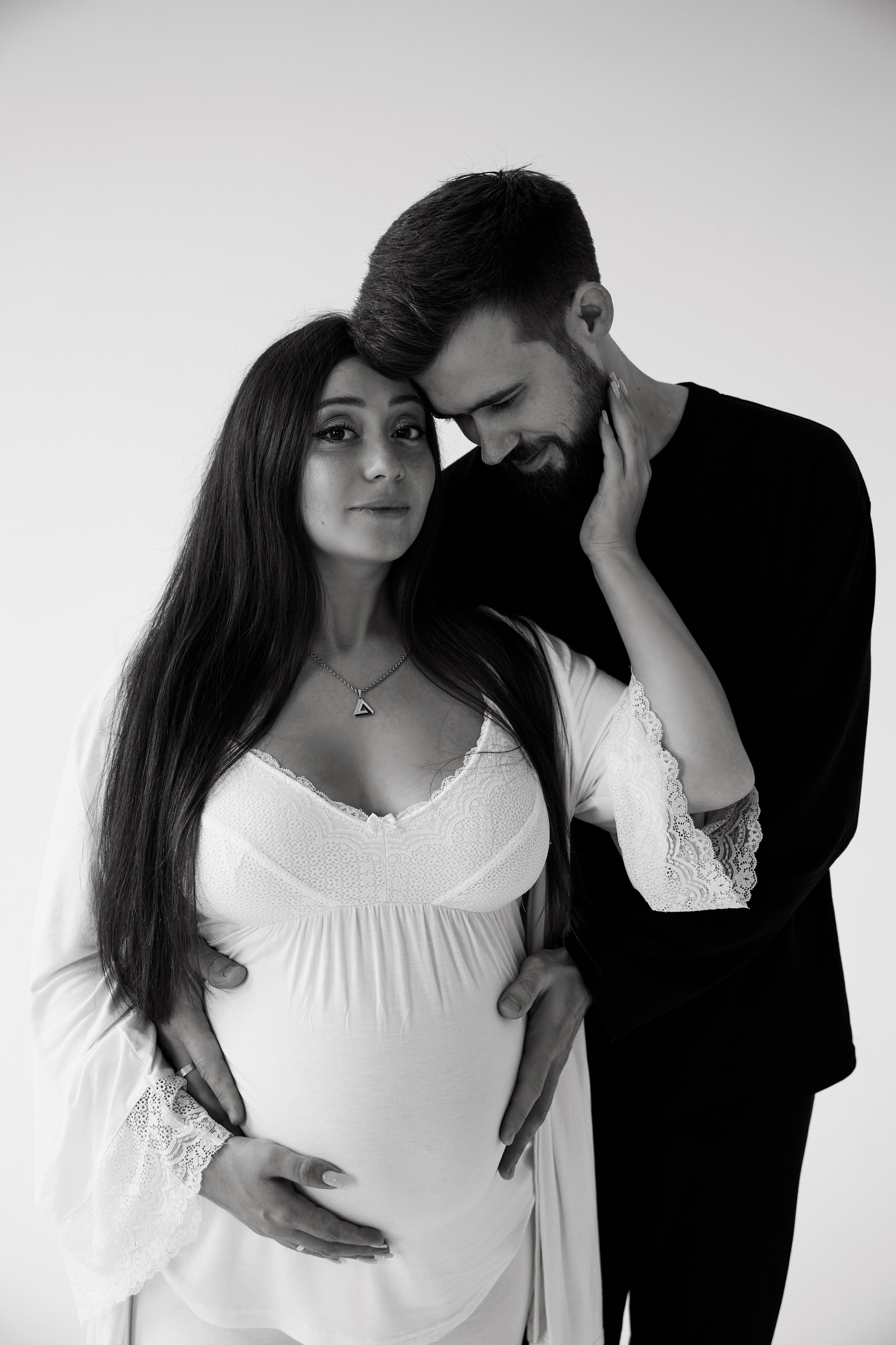 Фотосессия беременности в студии. Портретный, семейный, свадебный фотограф в Магадане — Екатерина Литвин