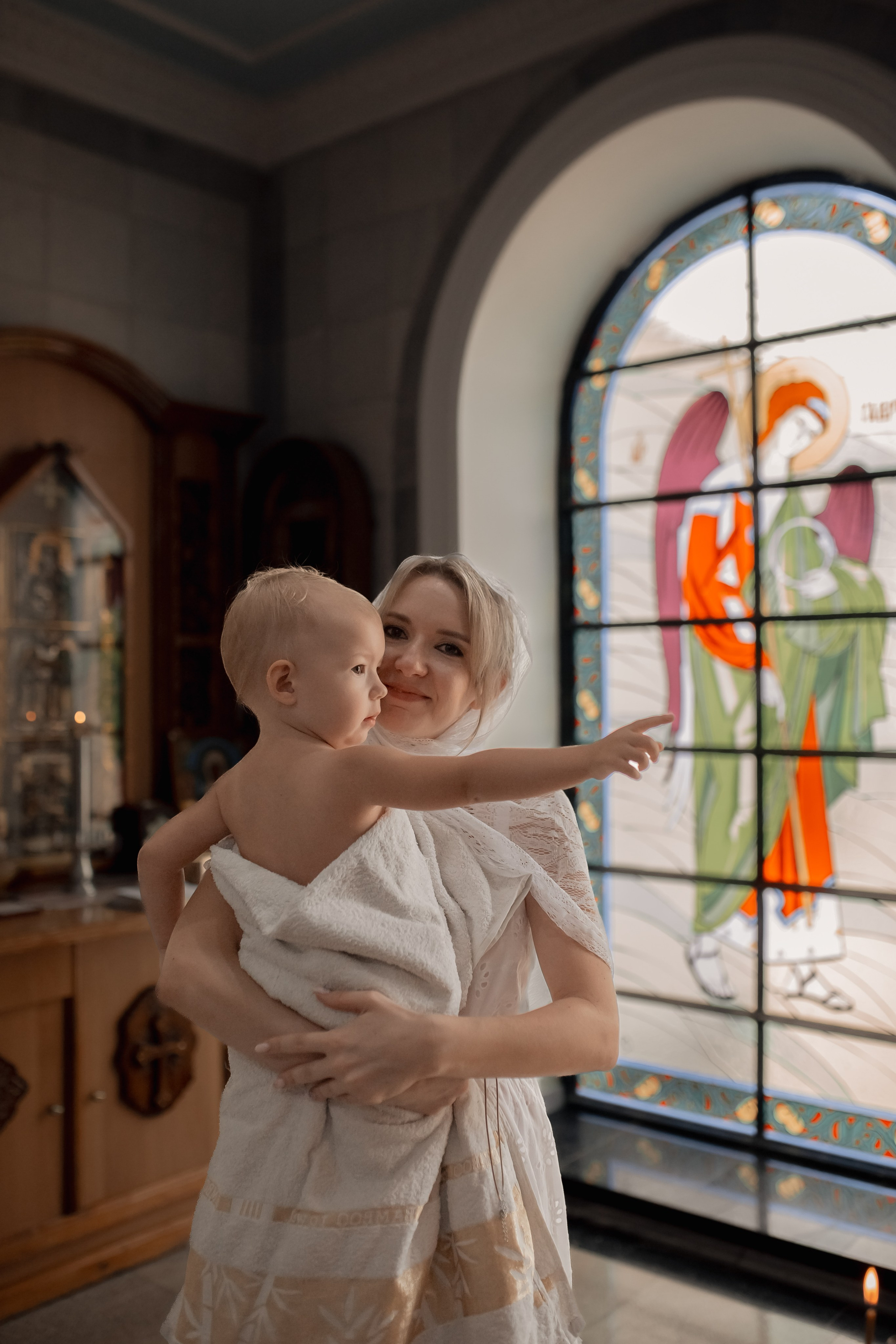 Крещение Алисы и Ксении. Фотограф на Крещение и Венчание в Ташкенте