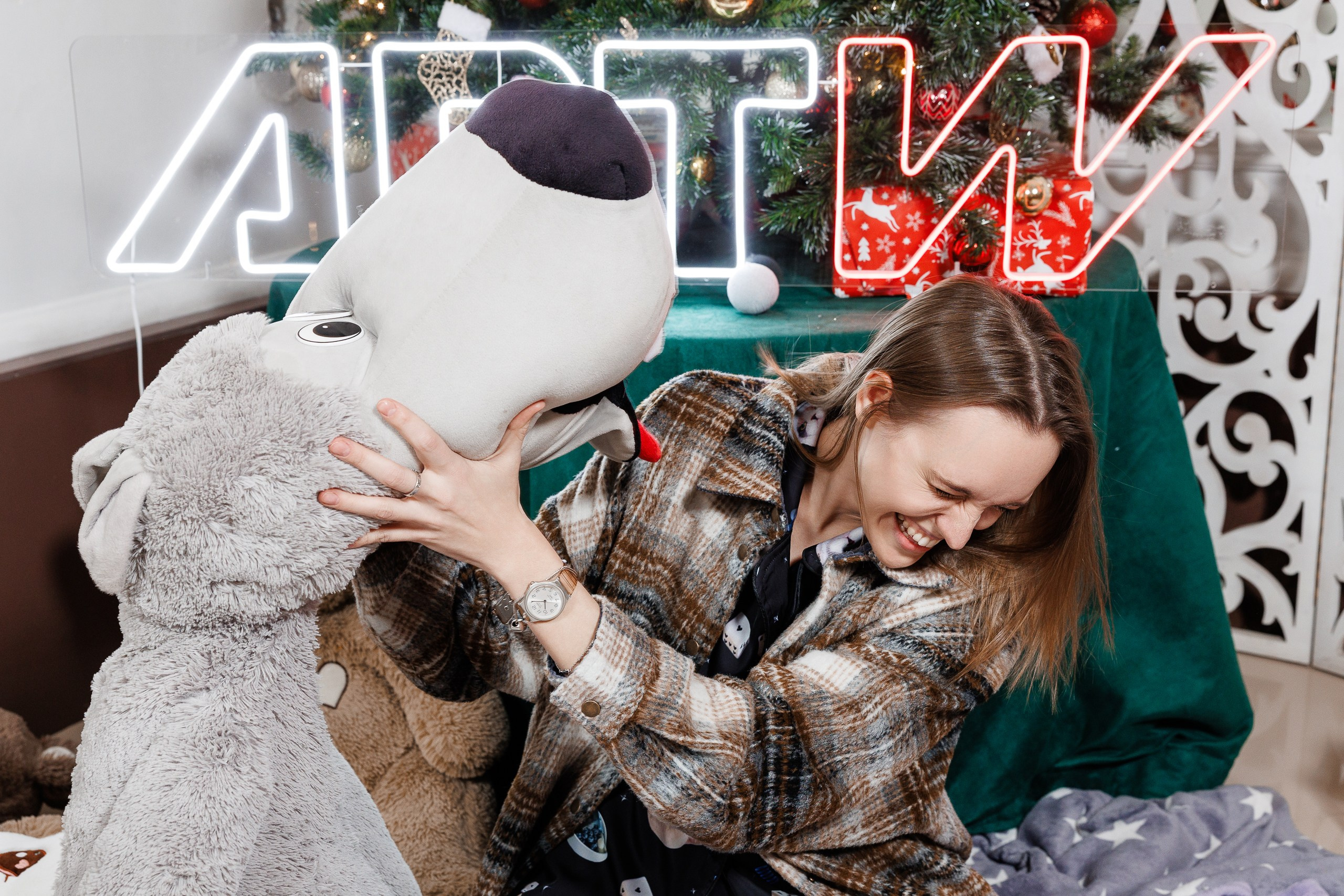 Пижамный новогодний корпоратив АРТВ. Фотограф в Санкт-Петербурге — Сергей Петров