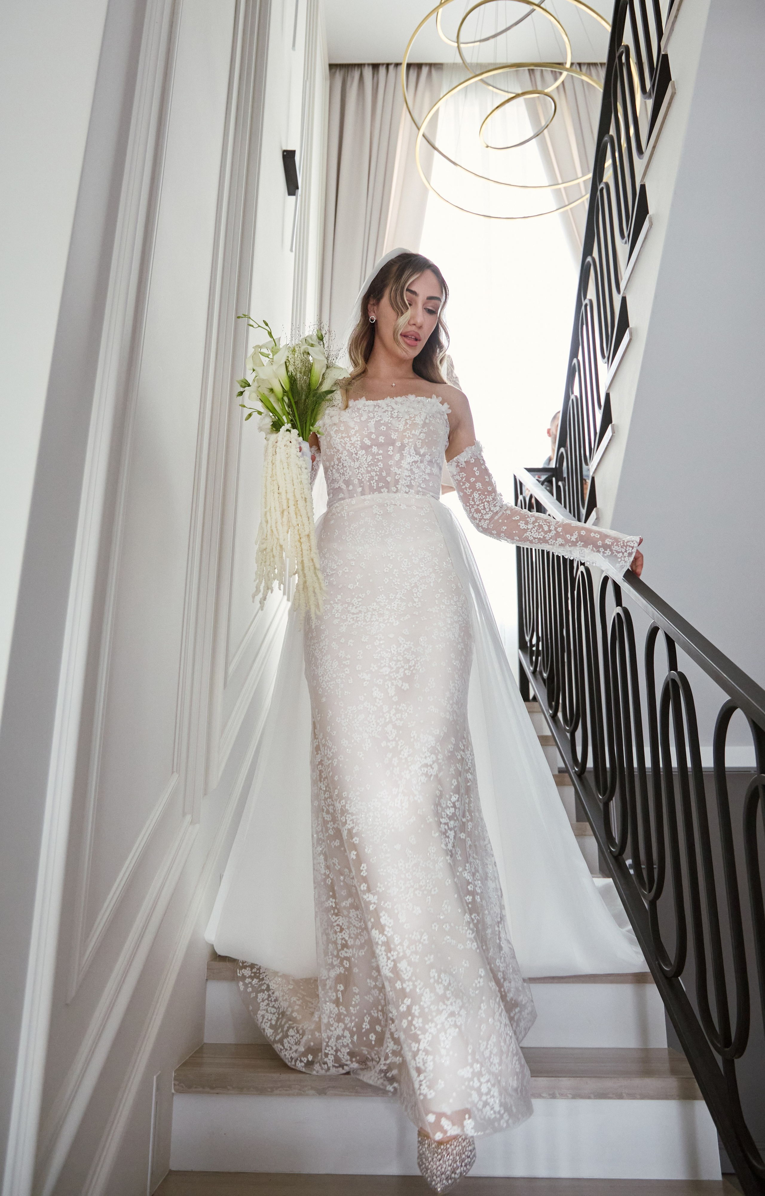 Фотосессия в Самаре. Нежное фото невесты в свадебном платье