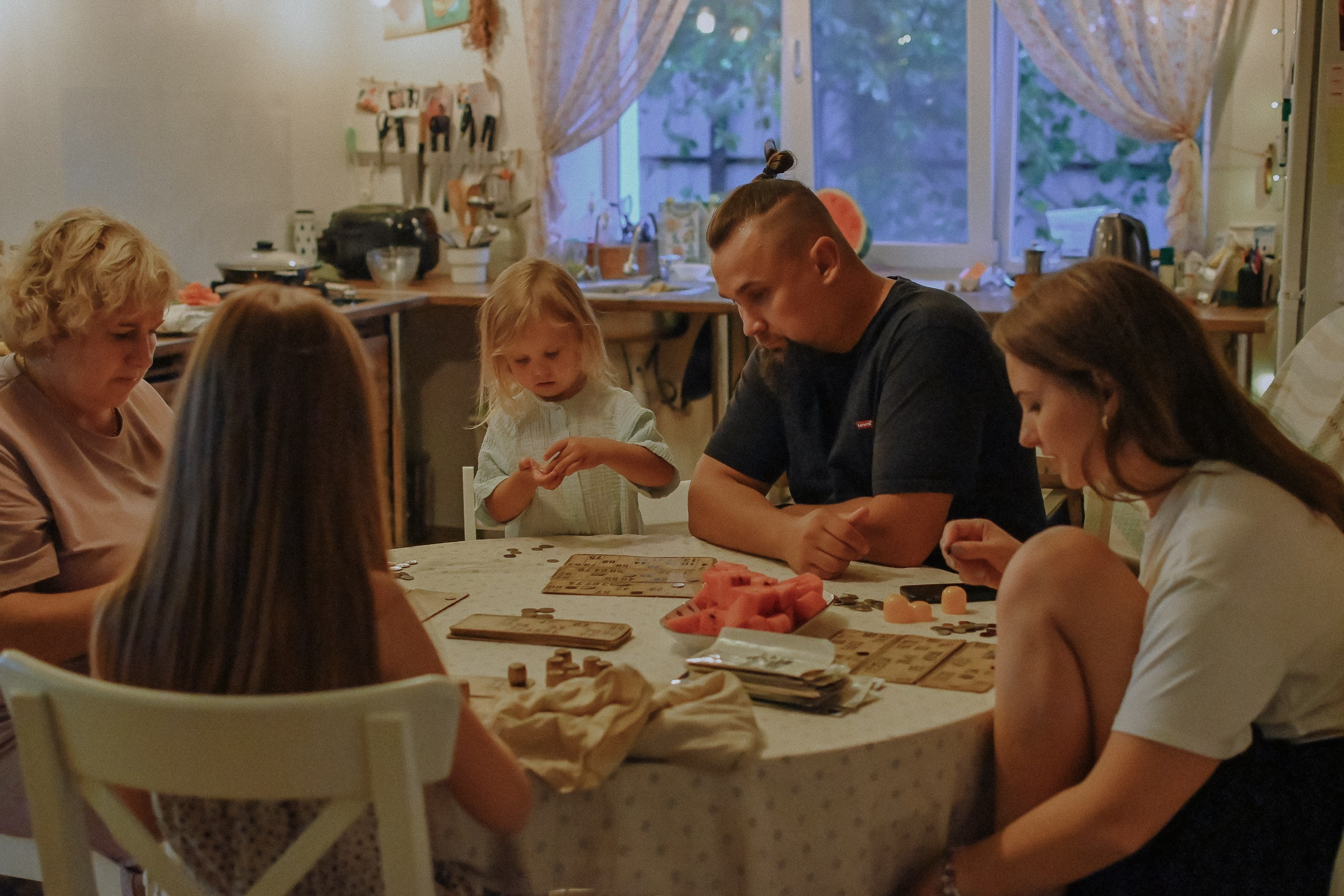 Аня, Вадим, Варя, Соня, Наталья. Домашняя фотосессия. Евгения Черных I Фотограф Пенза