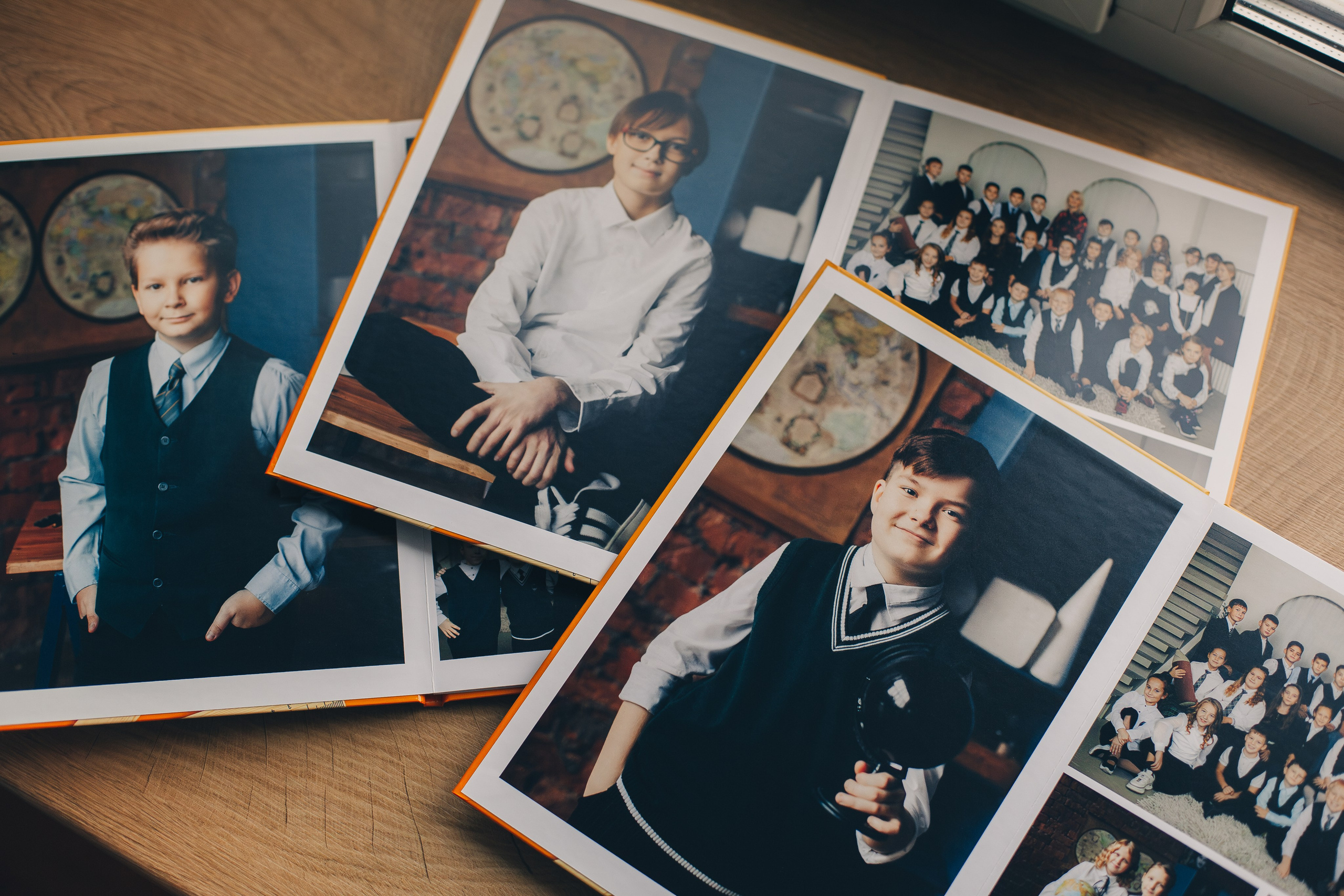 Выпускные фотокниги для школьников. Фотограф Евгения Мальцева, Архангельск