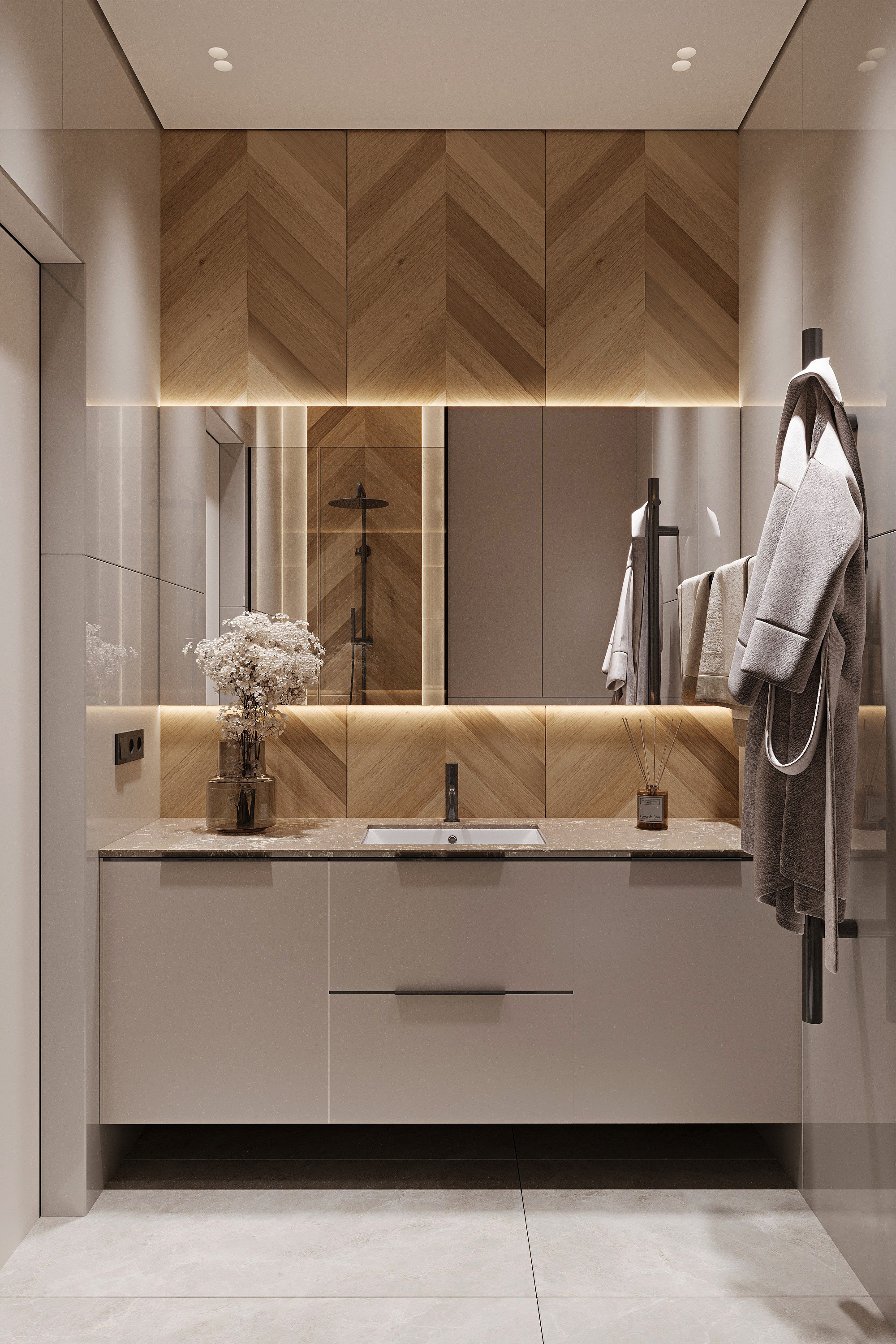 ЖК MYPRIORITY Басманный, 39 м² | МОСКВА. Design interior-Samsonyan R