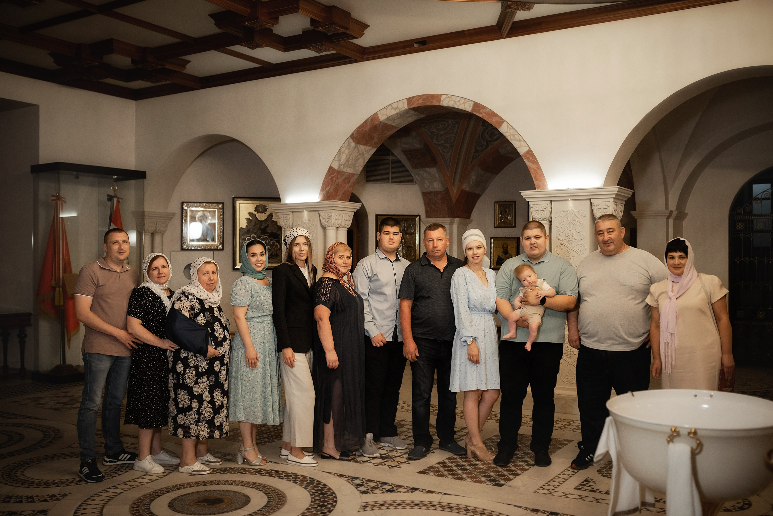 Крещение Алексея в Храме 40 Севастийских мучеников. Семейный фотограф в Ростове-на-Дону Татьяна Литвинова