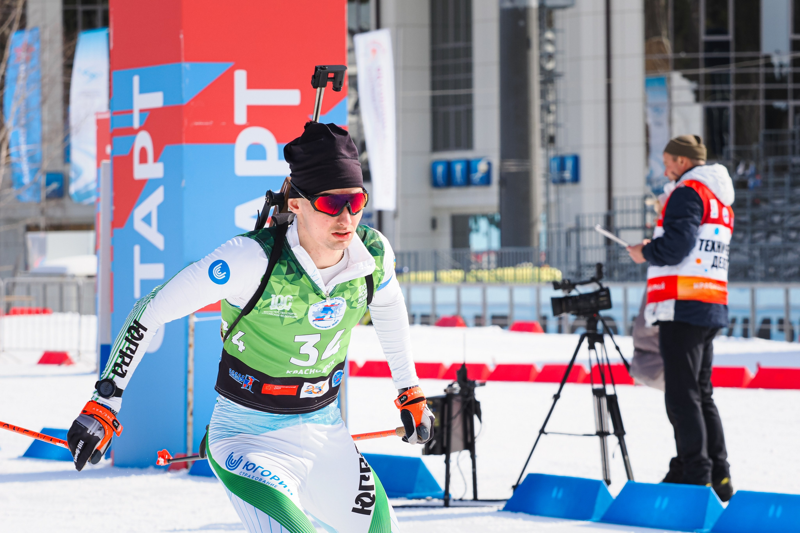 Биатлон / Первенство России. Репортажный фотограф Алексей Козьмин