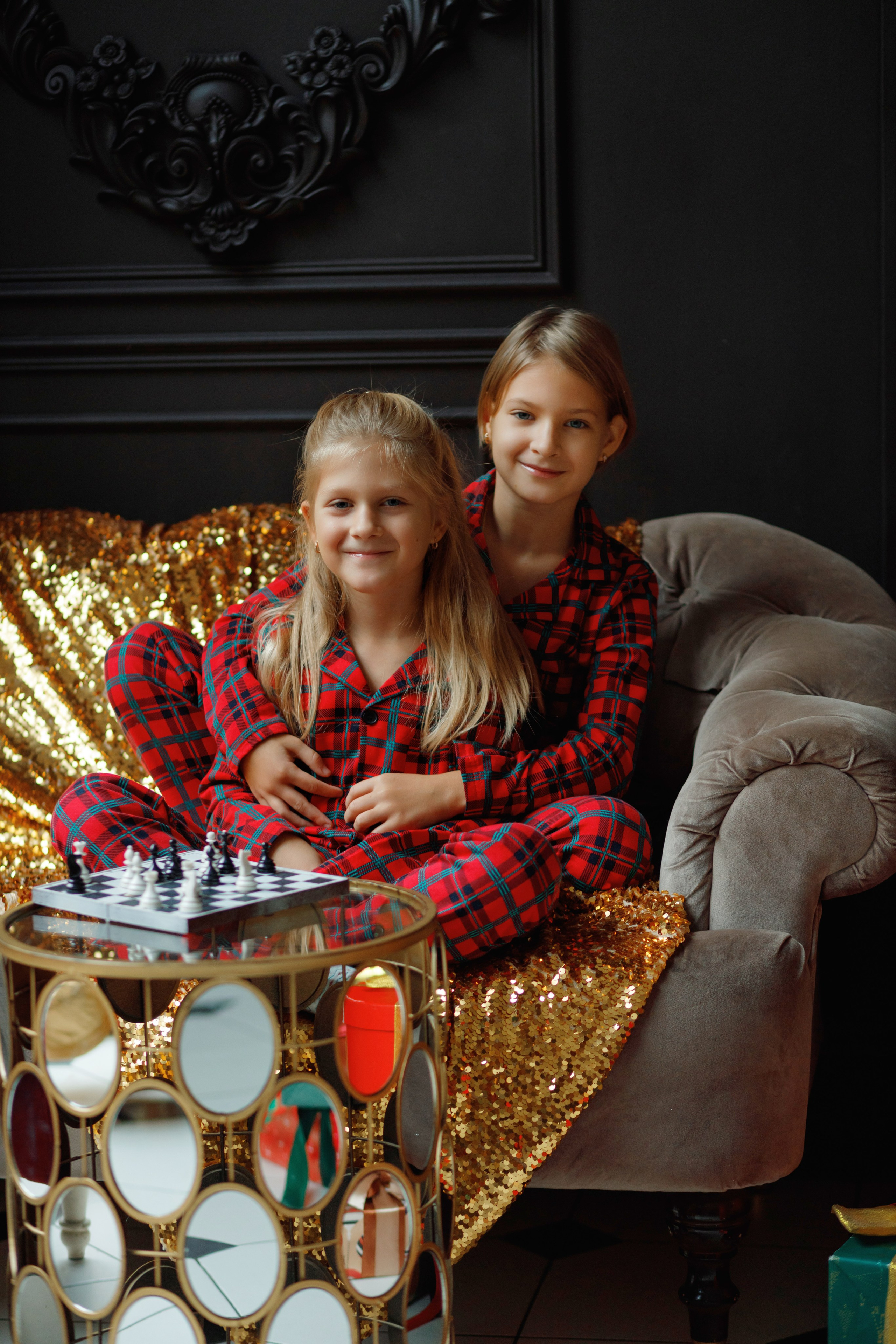 Оля и дочурки. Портретный и семейный фотограф в Москве Стаховская Елена