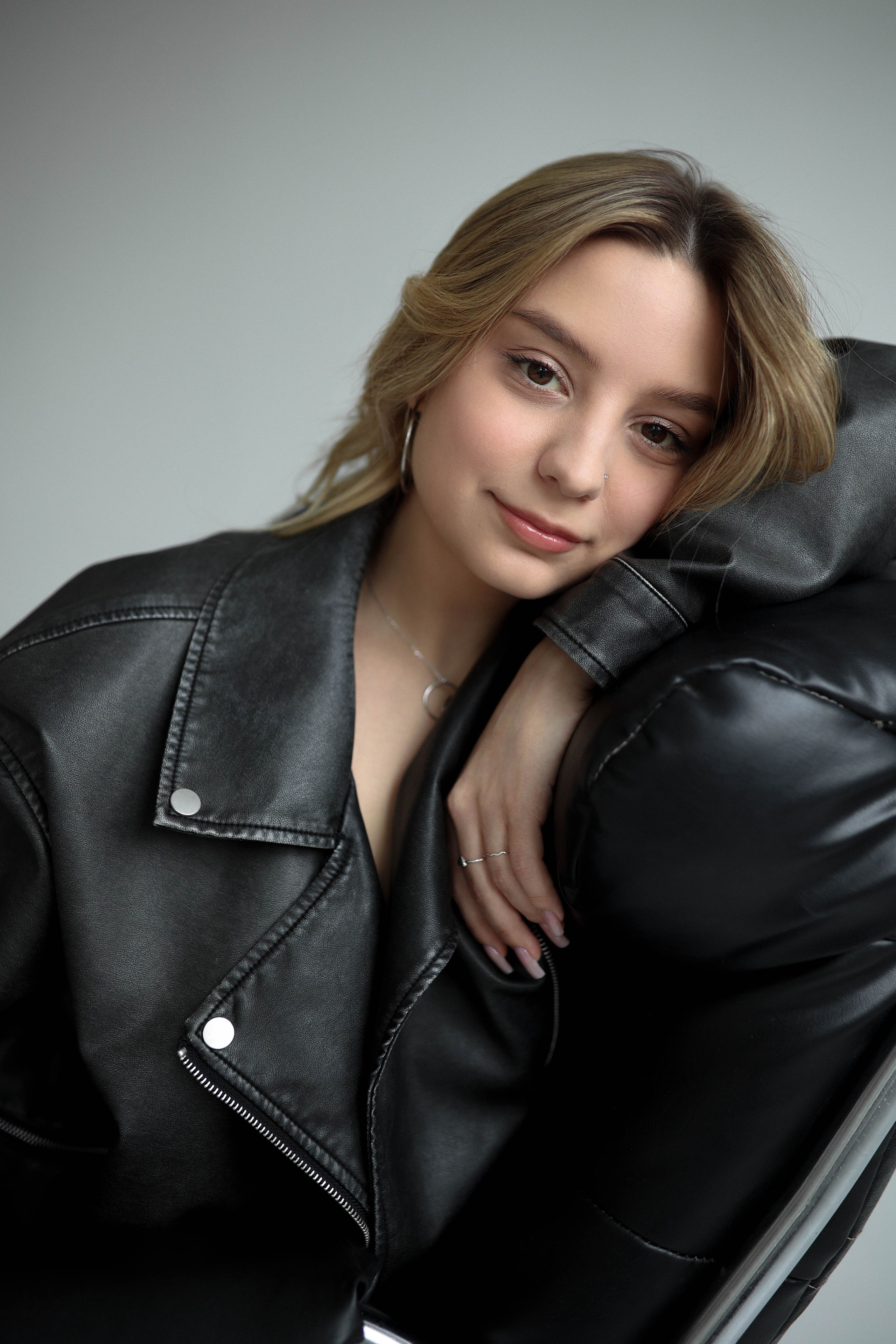 Фотосъемка для Юли в студии. Фотограф Самара Лена Мандарин