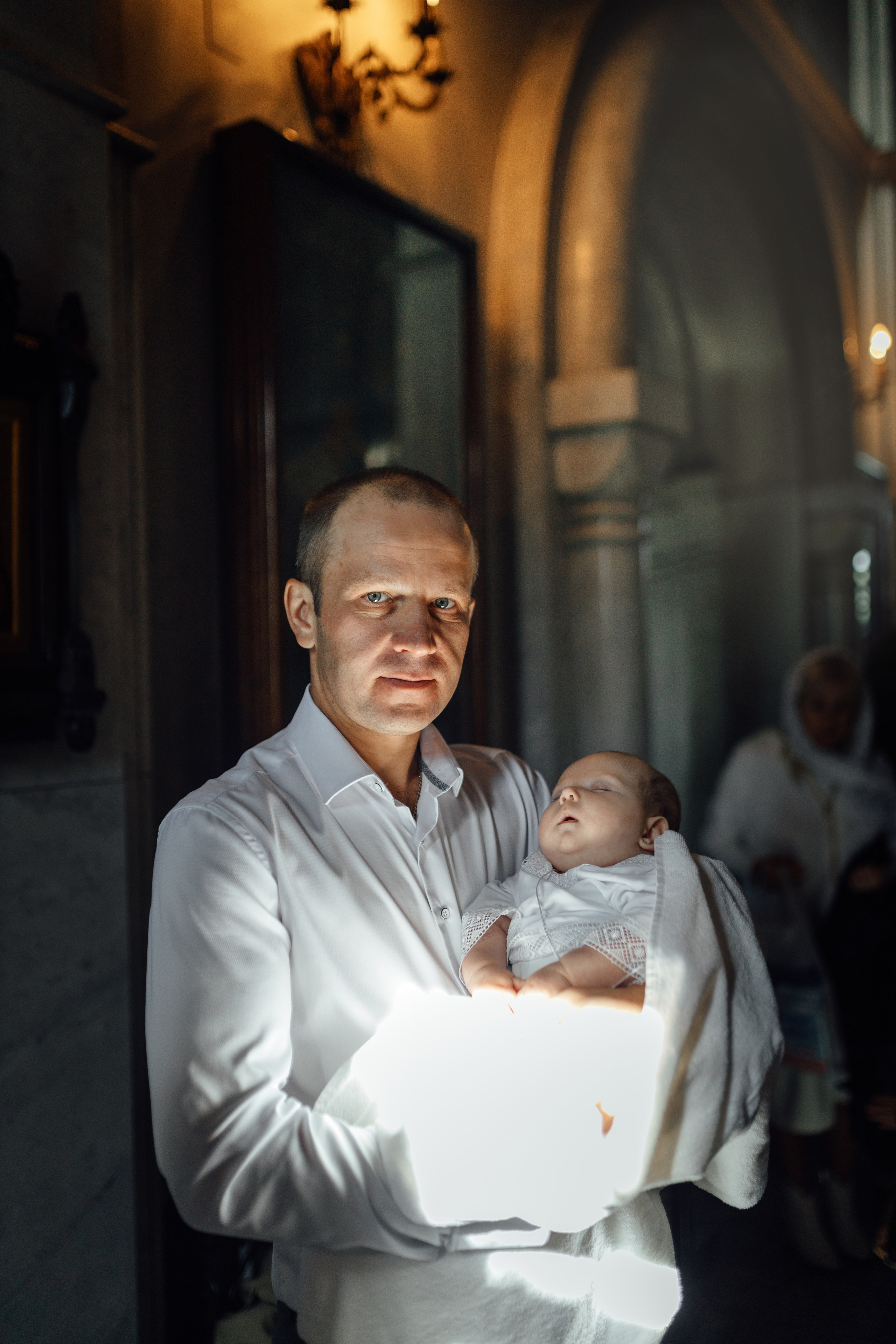 Крещение Тимура храм иконы Всех Скорбящих Радость, октябрь 2024