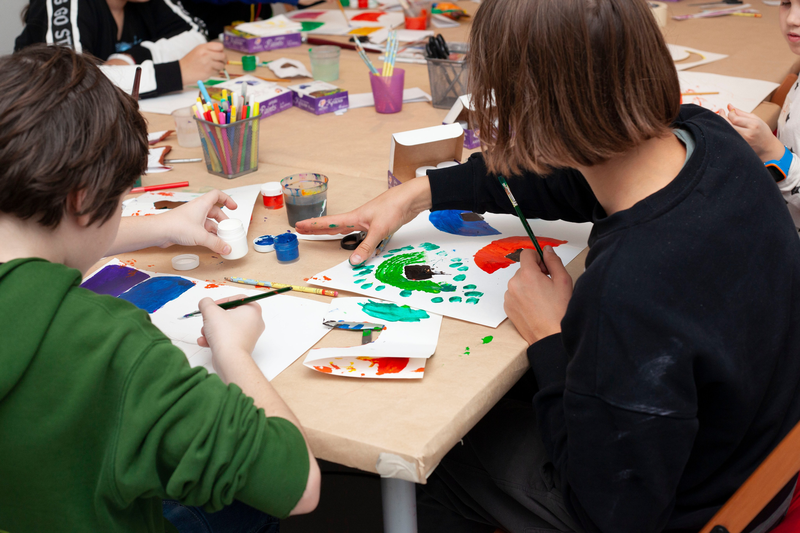 Детский мастер-класс в ММОМА. Stanislav Baryshev — People. Emotions. Atmosphere