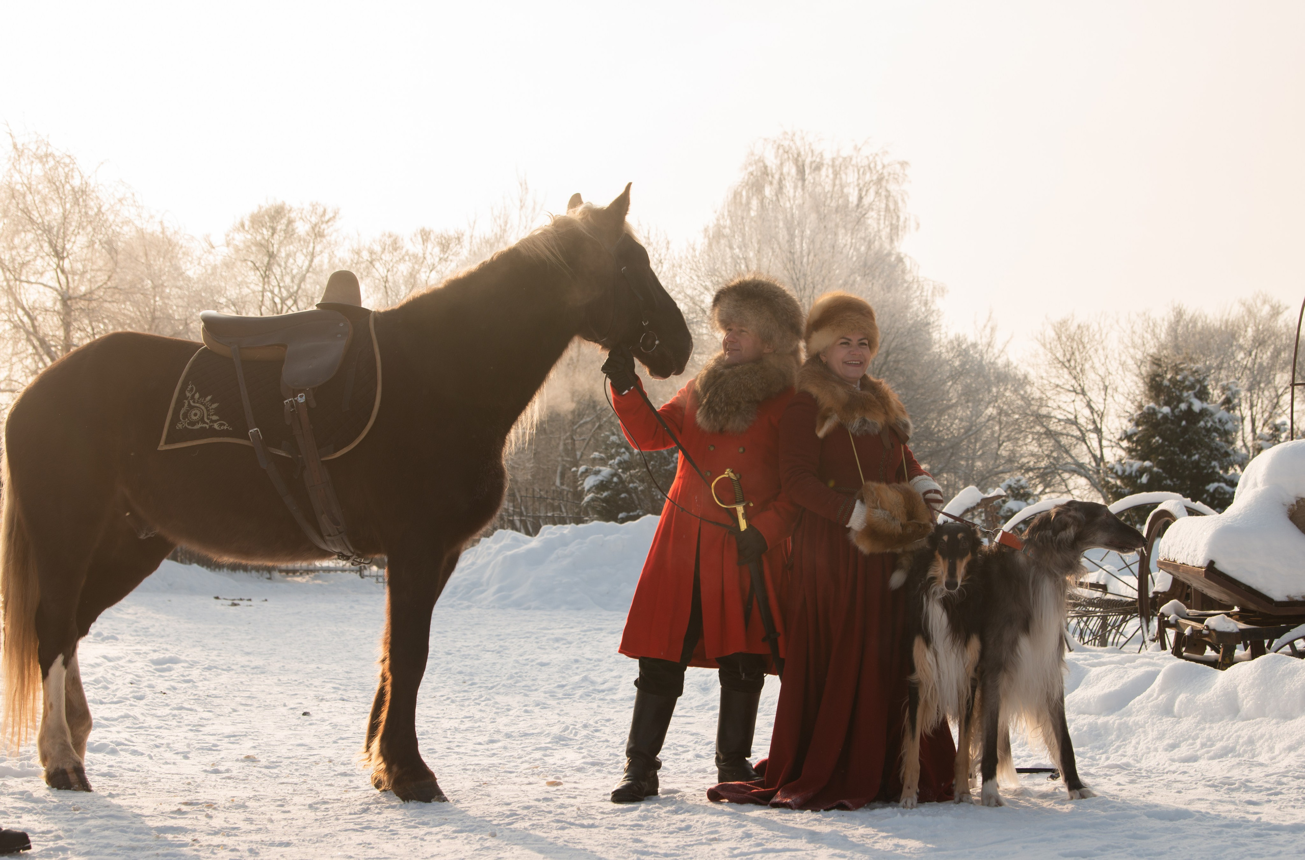 Псовая охота Аванпост. Конный фотограф в Саратове Юлия Иванова