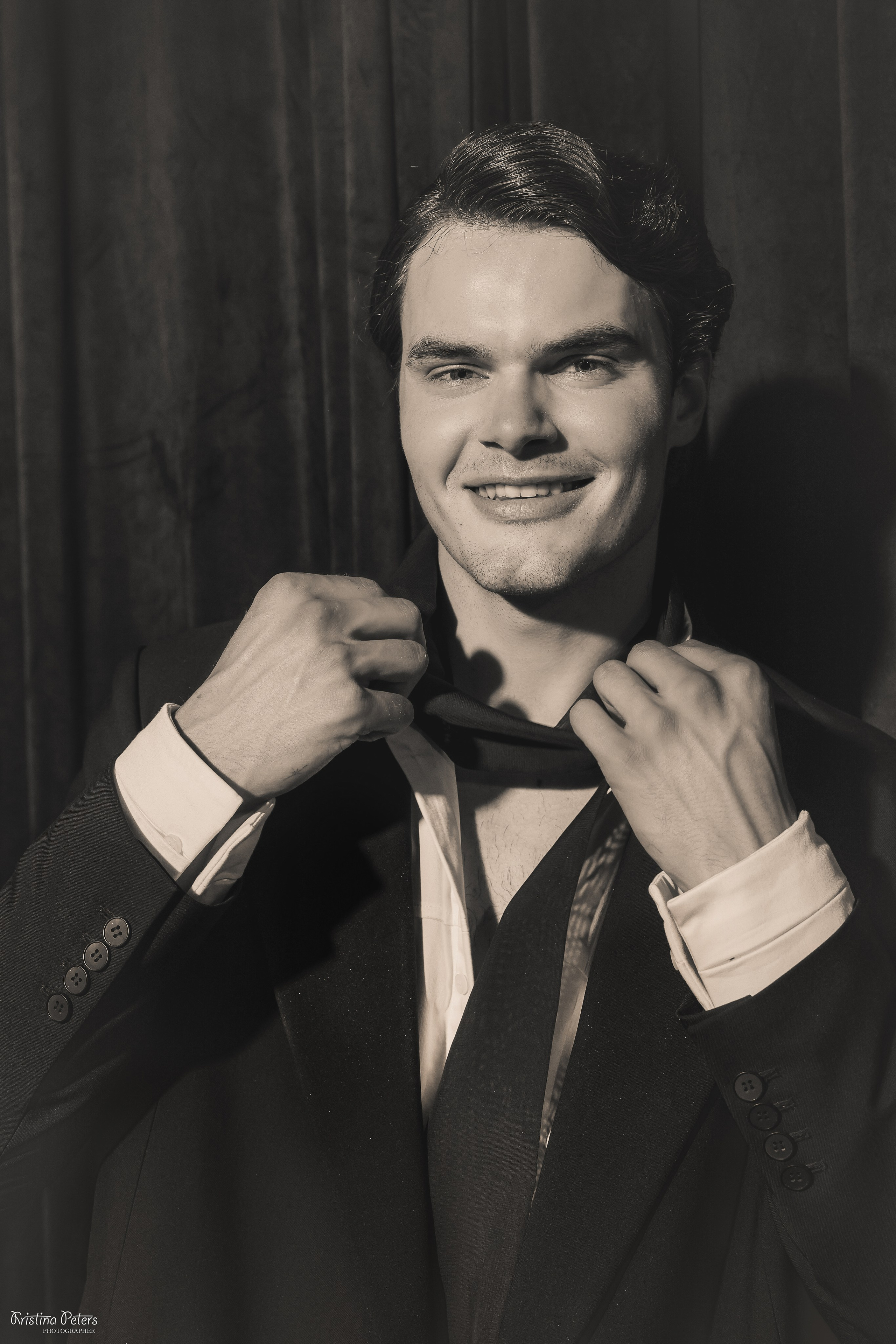 Ретро свадьба черно-белое