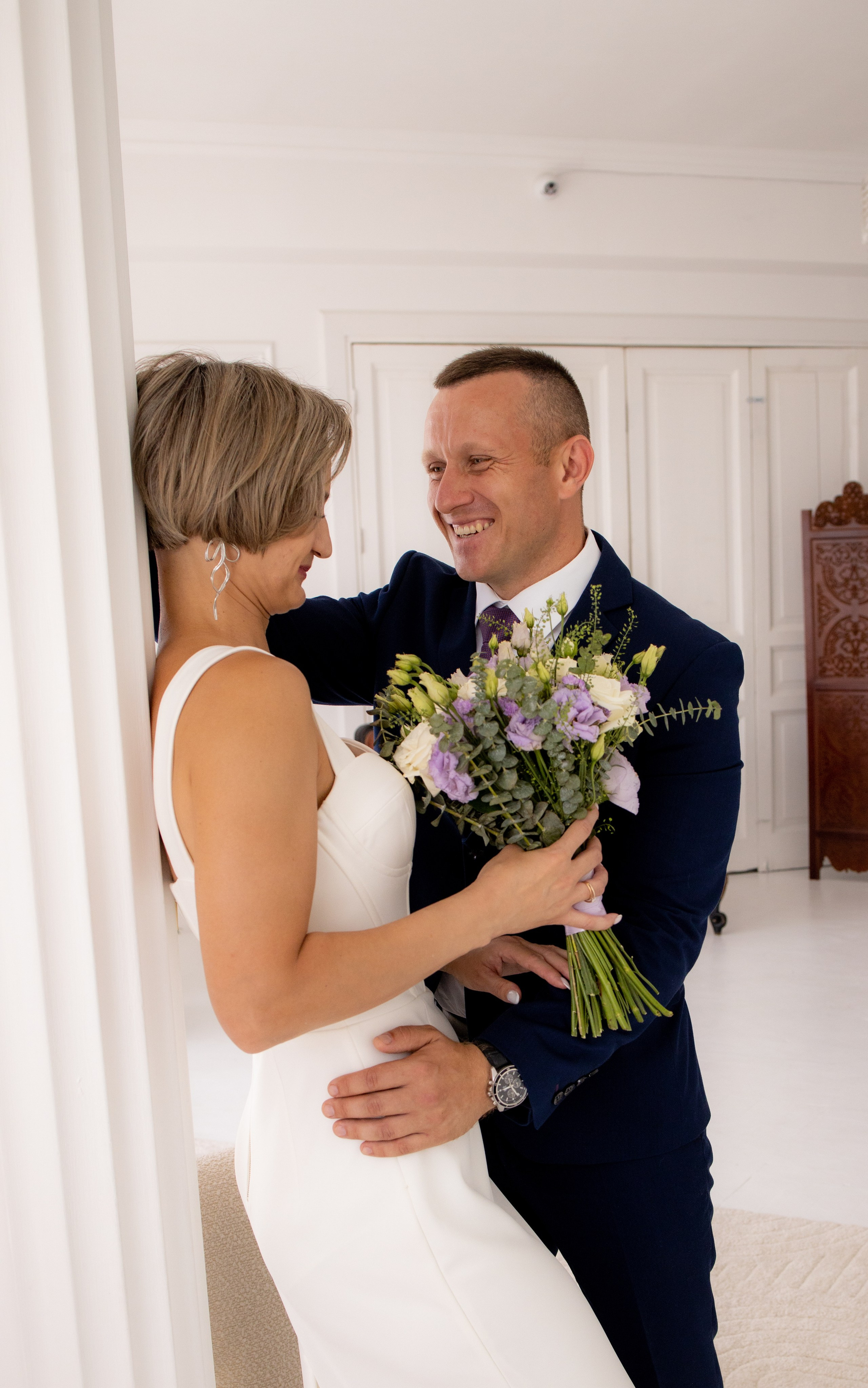 Иван и Мария (с семьей в фотостудии). Фотограф Новосибирск