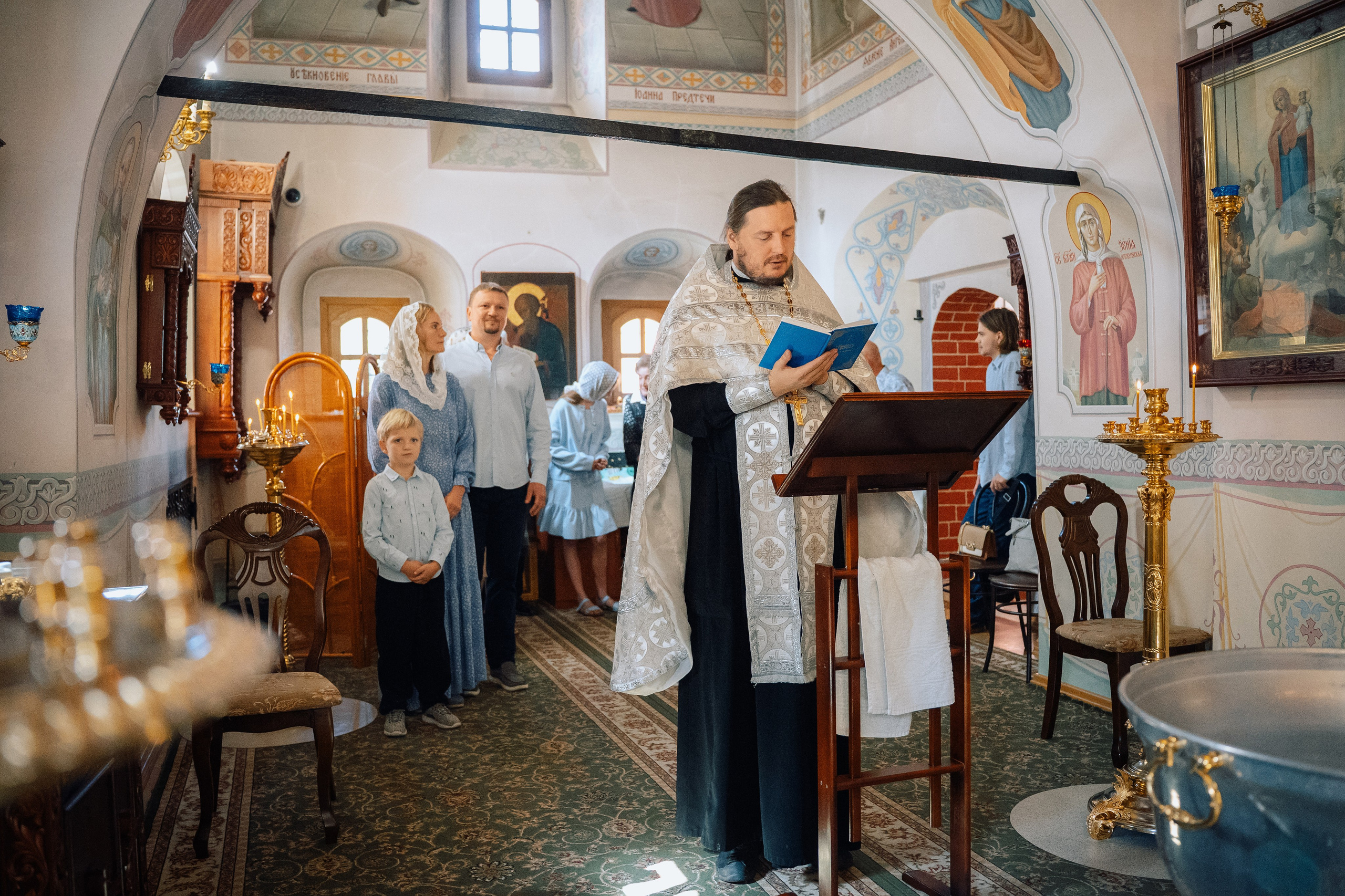 Крещение Марка. Фотограф Казакова Анастасия