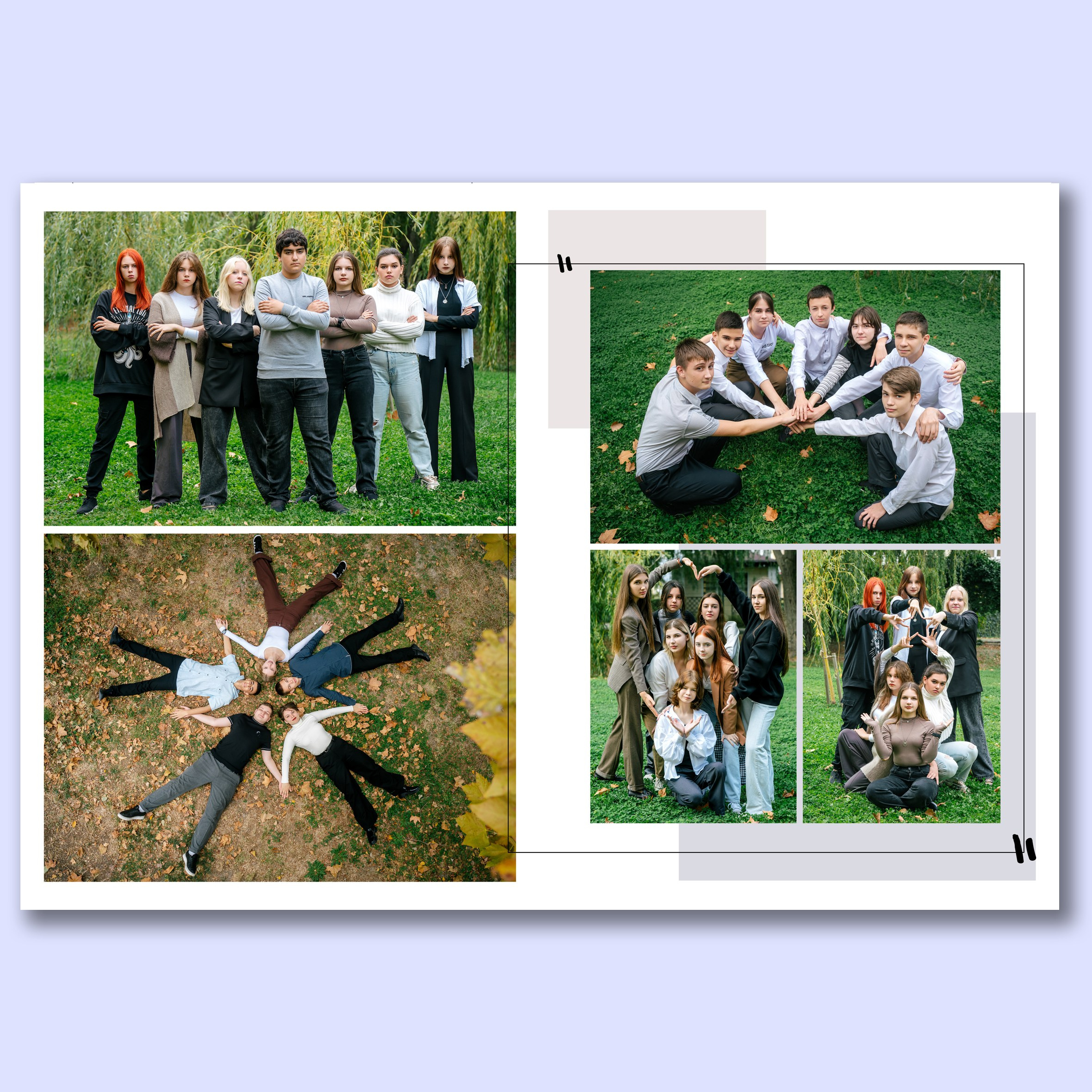 Стильный выпускной альбом для 9 класса. Выпускные альбомы, школьные фотосессии в городе Новороссийске