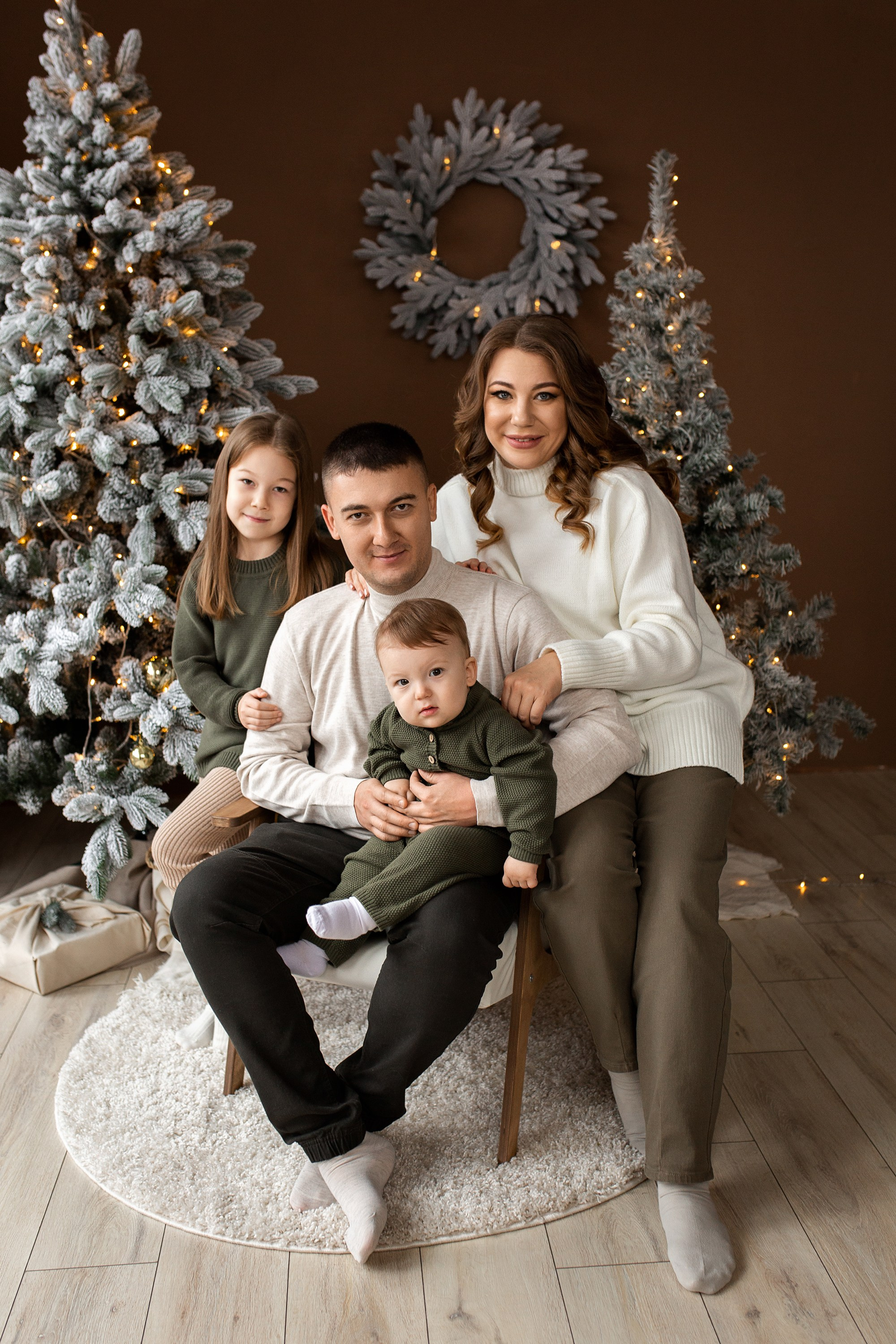 Большая семья. Новый год. Семейный фотограф в Каневской Епифанова Ольга