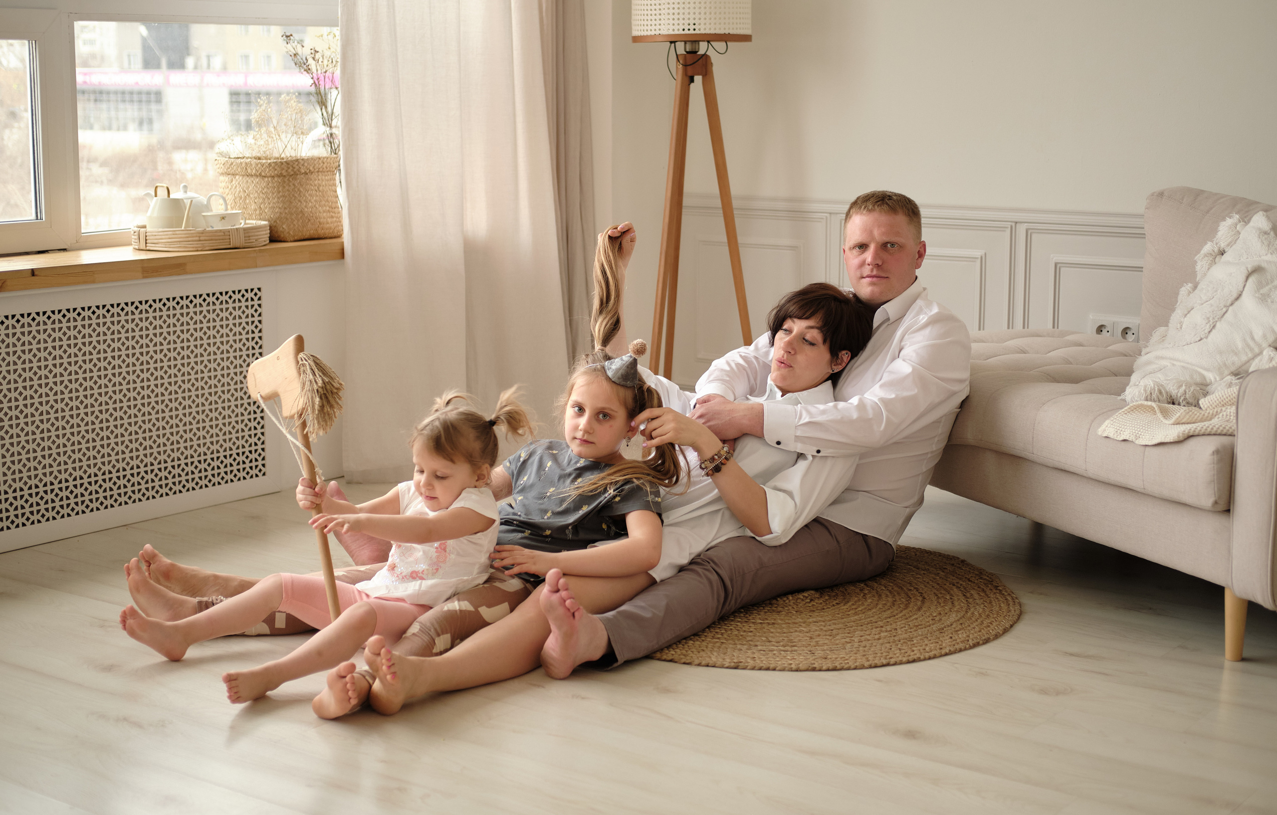 Семья Лебедевых. Фотограф в Новокузнецке Анна Абузярова