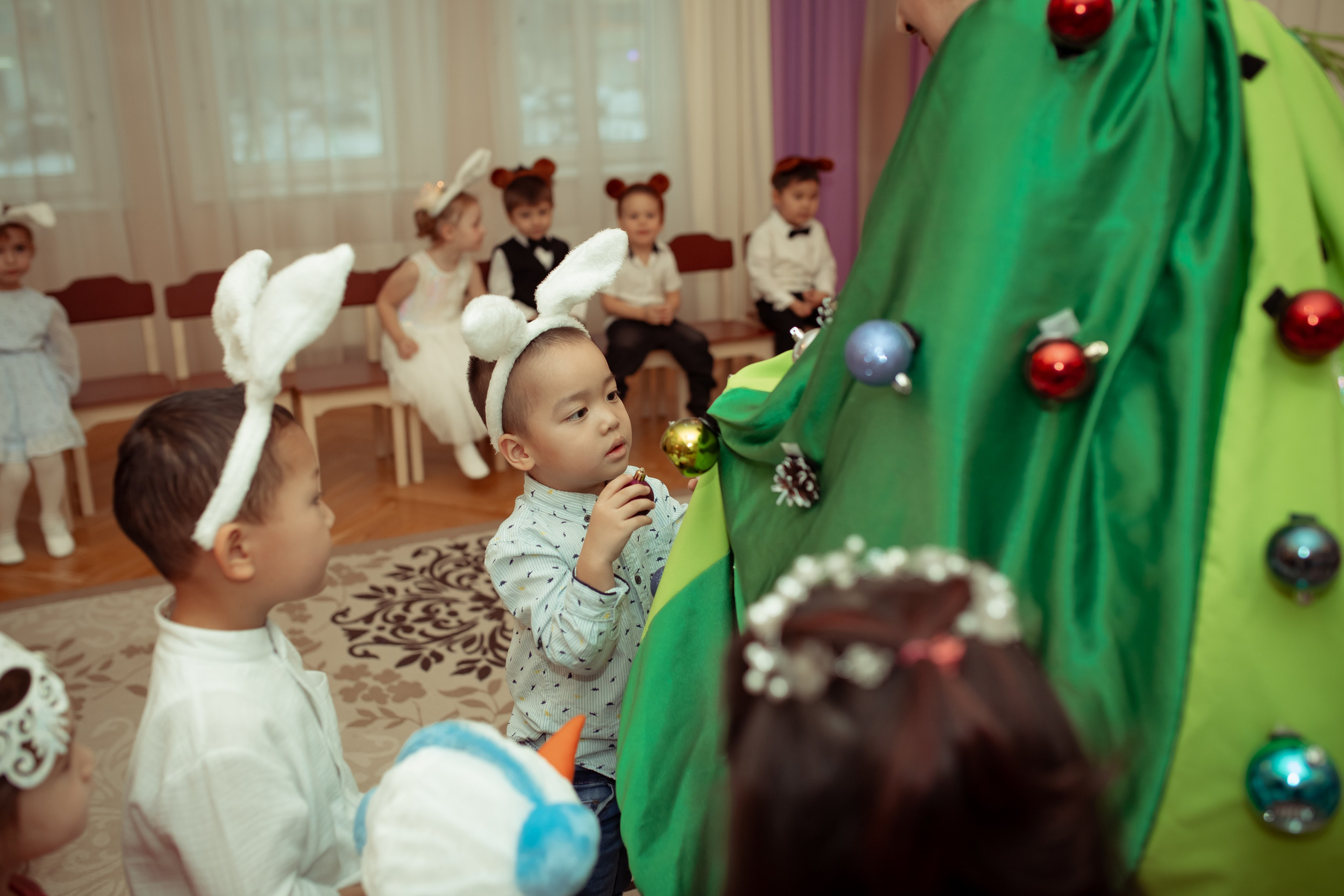 Новогодний утренник в детском саду. Семейный и детский фотограф в Москве Дорогова Екатерина