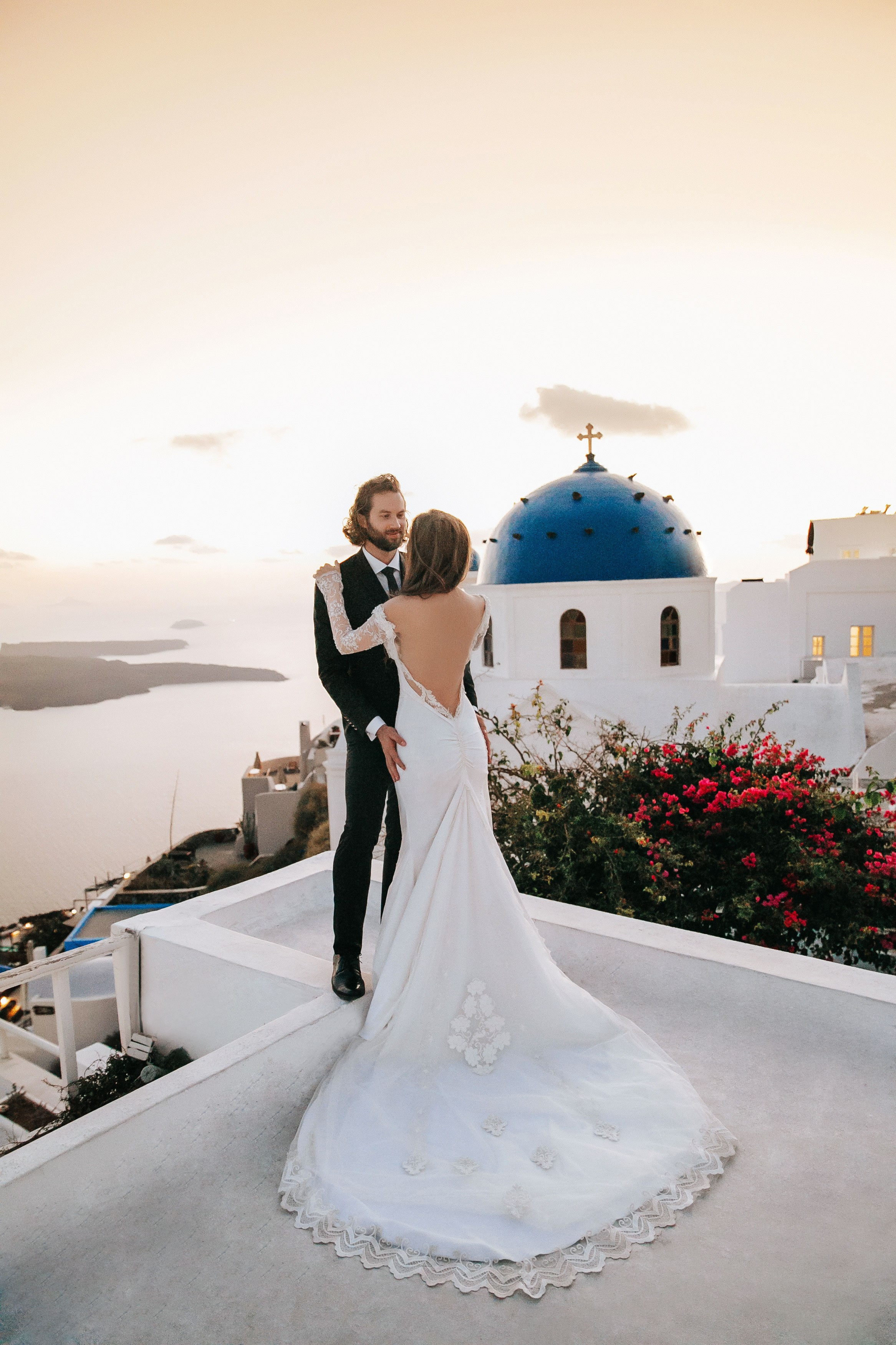 Свадьба на Санторини. Фотограф и видеограф Анна Домашенко