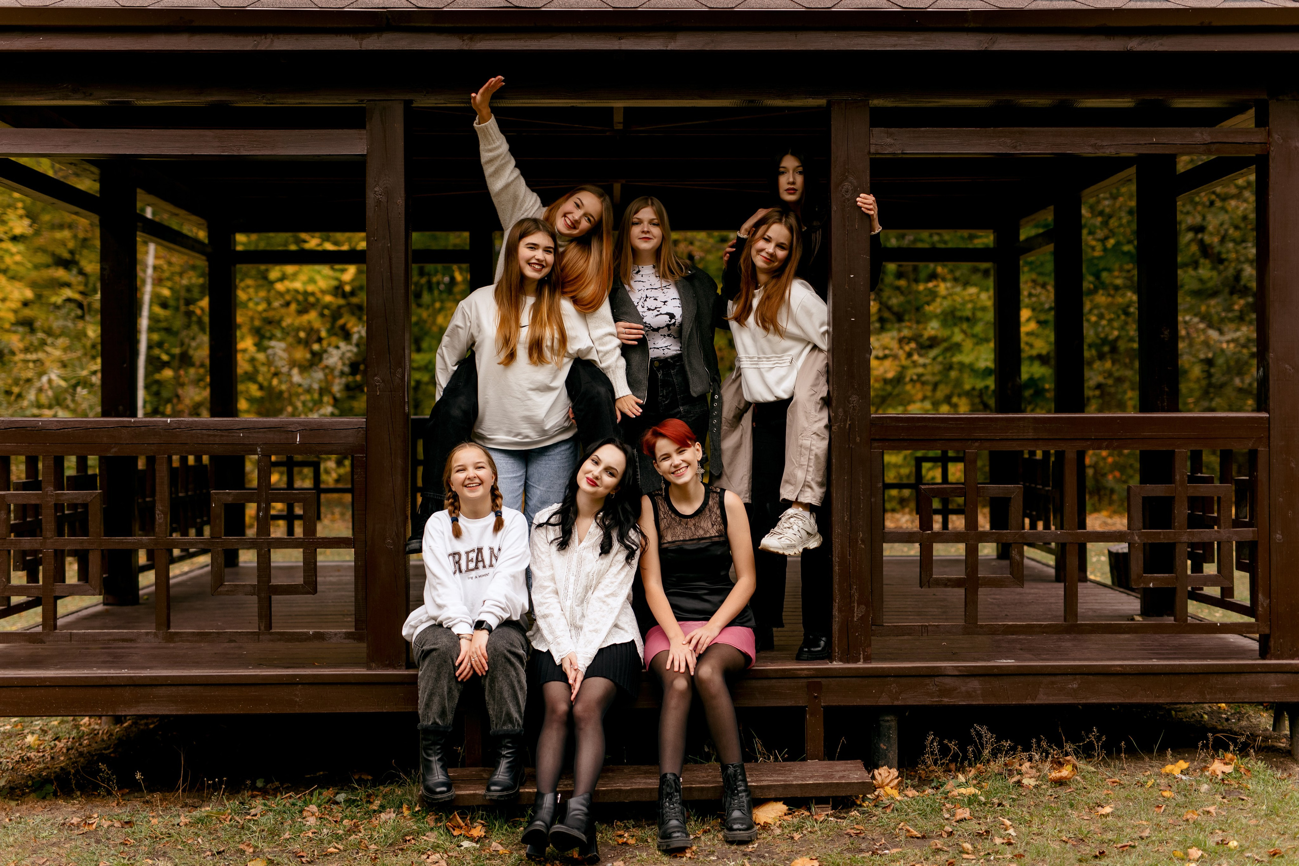 11 класс осенью в роще. Свадебный и семейный фотограф в Туле и области Маша Костина