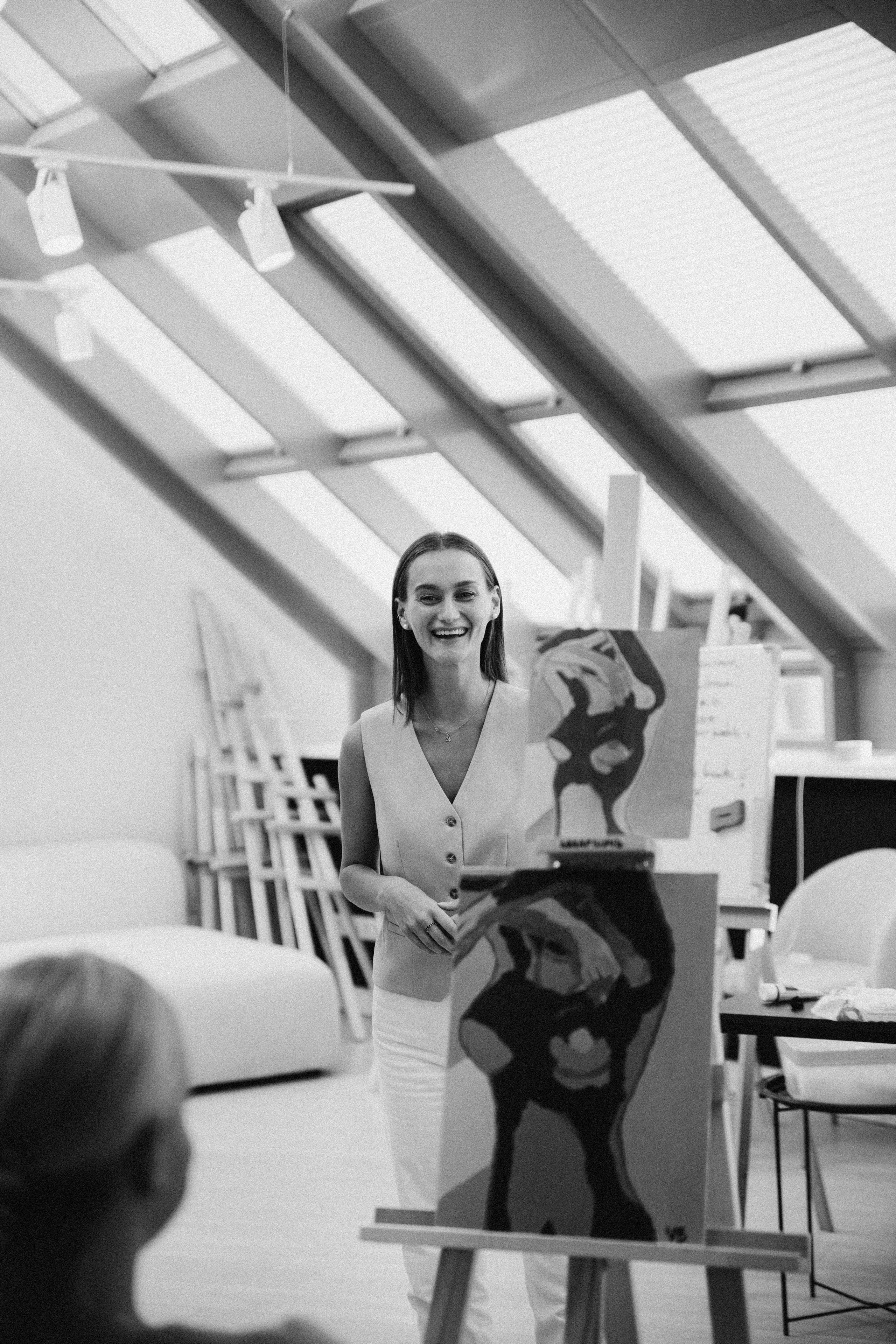 Мастер-класс по живописи. Преподаватель Анна К-К. Репортажный и детский фотограф в Минске