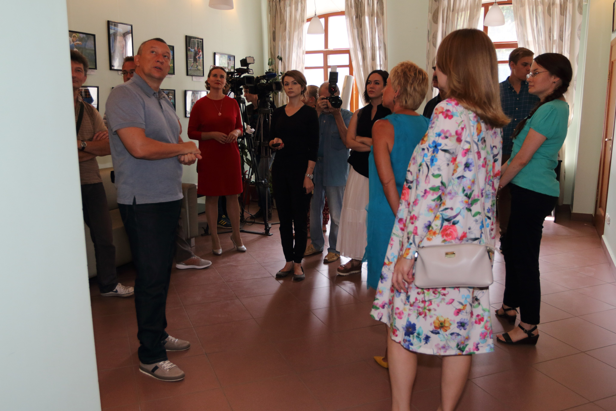 11.08.2017 Открытие фотовыставки «Большой футбол на Волге». Фотообъединение Самарского областного отделения Союза журналистов России