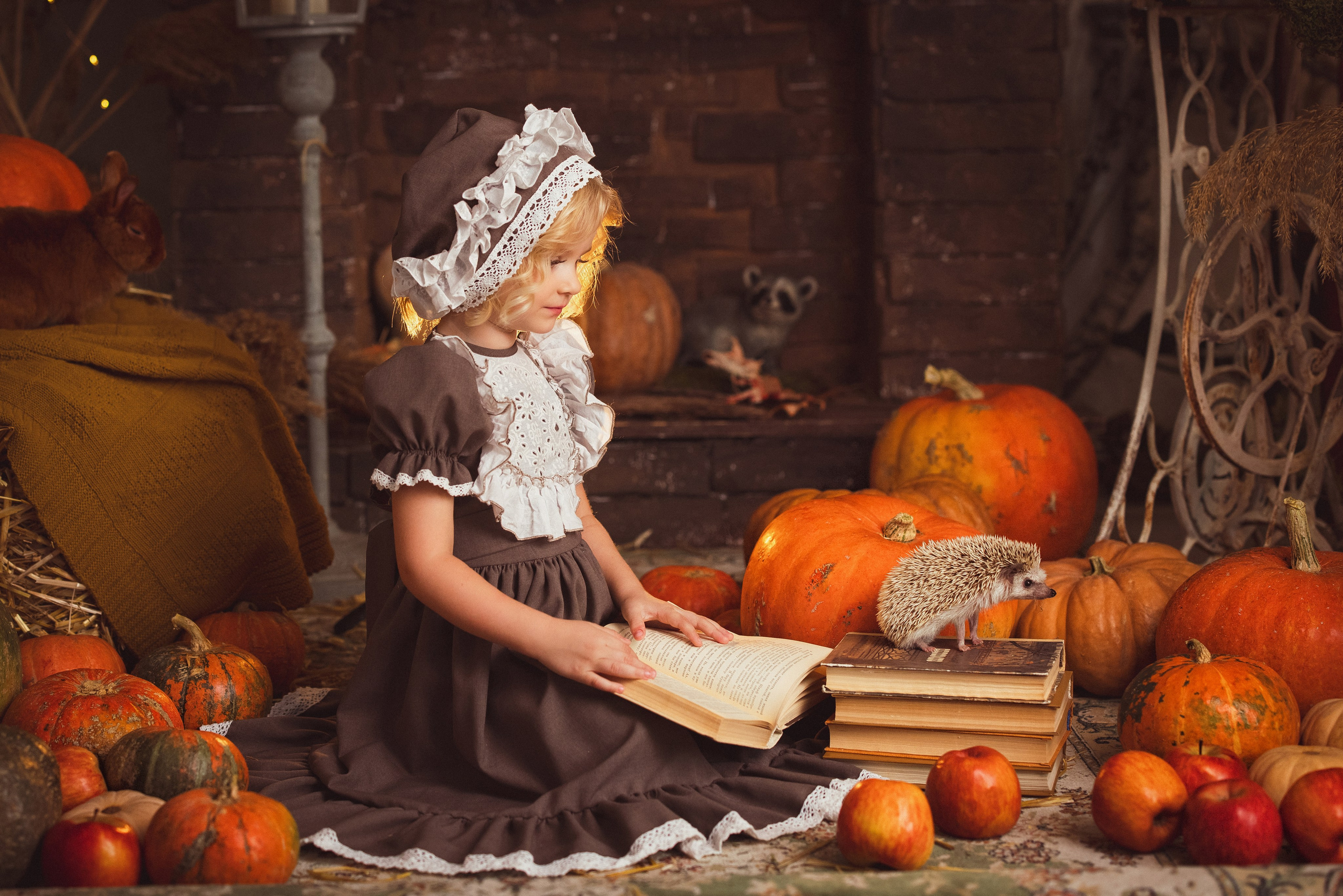 Детская осенняя фотосессия в фотостудии «Авторская». Семейный и детский фотограф в Краснодаре Анна Трашкова