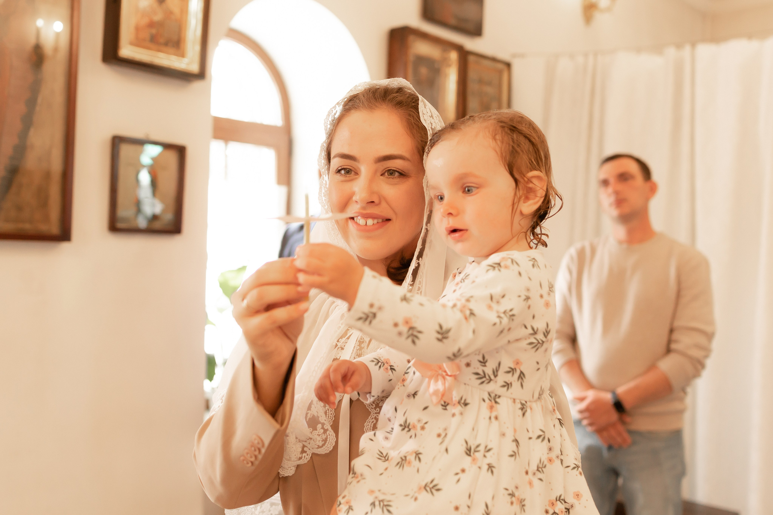 Крещение малышей. Фотограф Новорожденных и беременности г. Тюмень