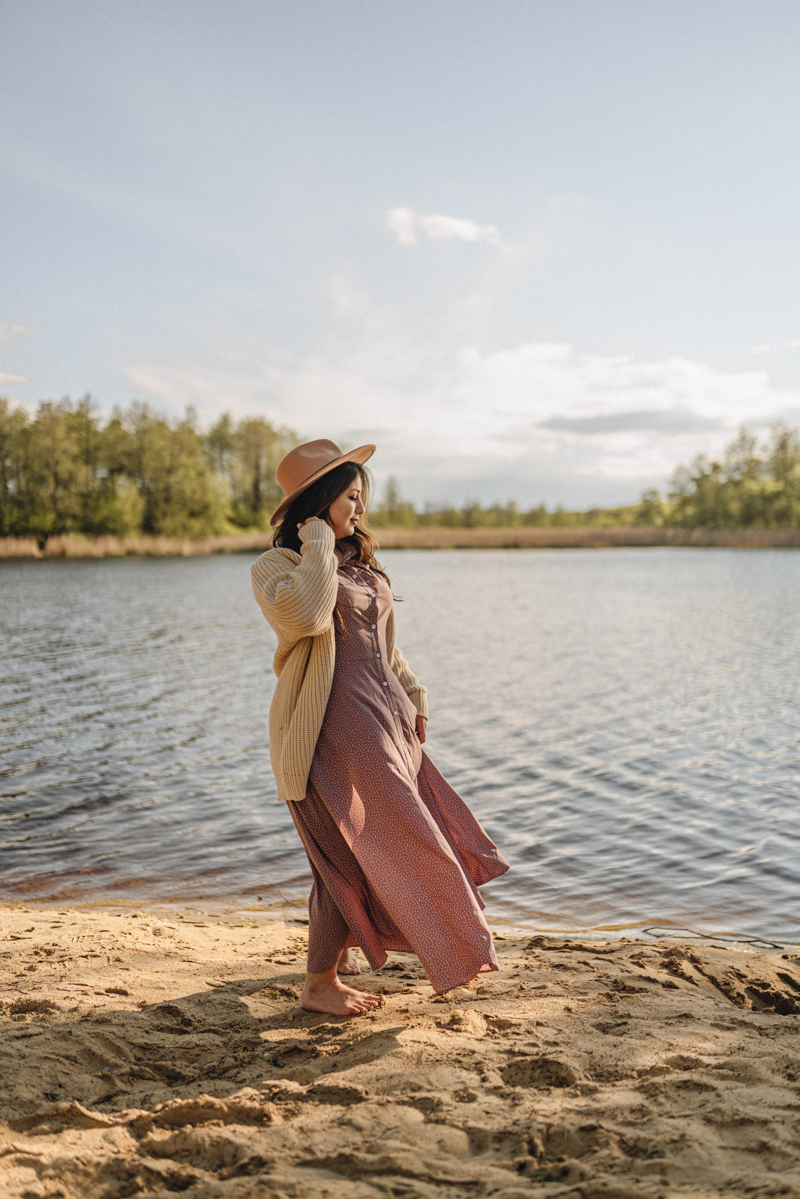 Рая | Весенняя съемка у озера. Фотограф Карина Шмулёва. Воронеж и область