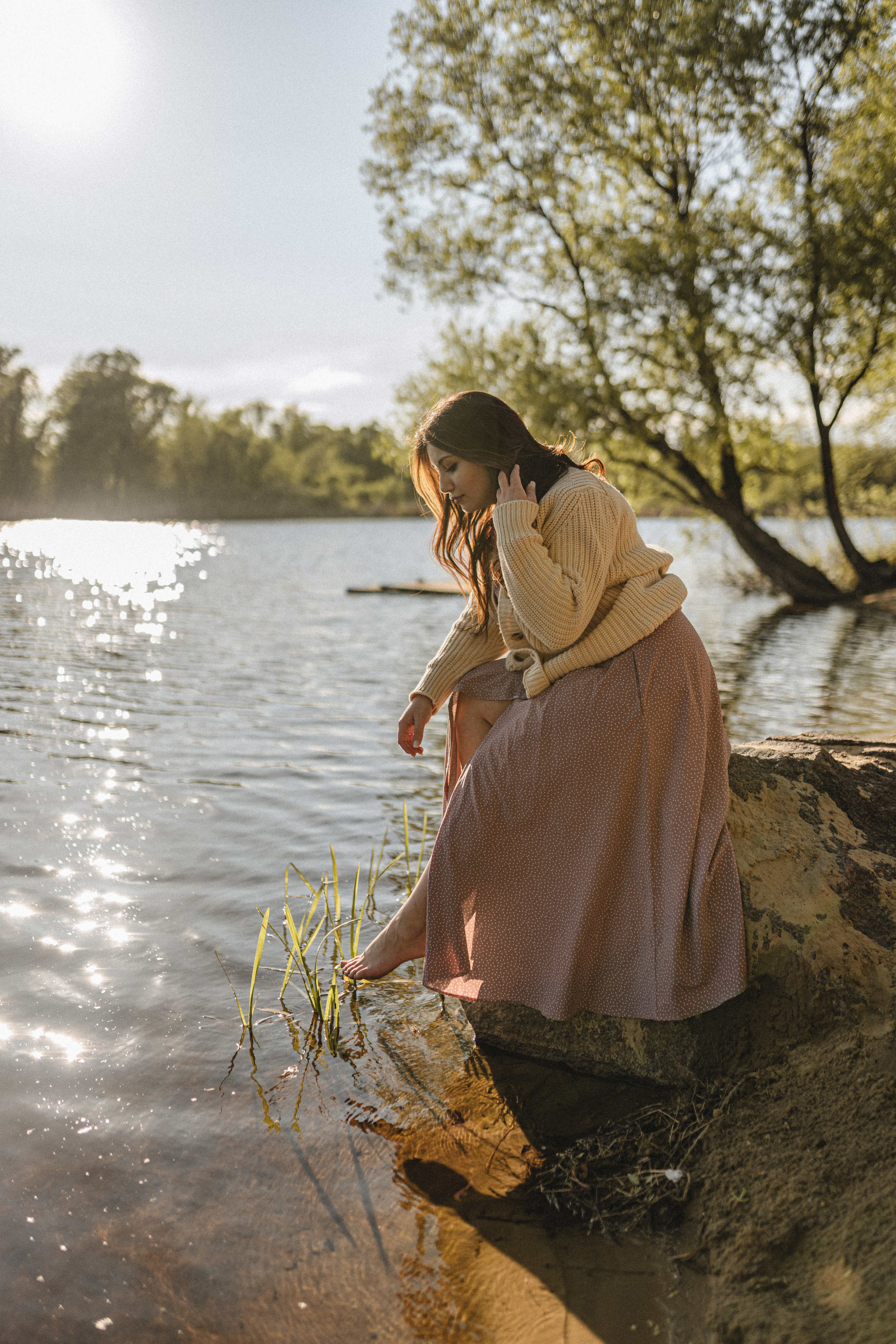 Рая | Весенняя съемка у озера. Фотограф Карина Шмулёва. Воронеж и область