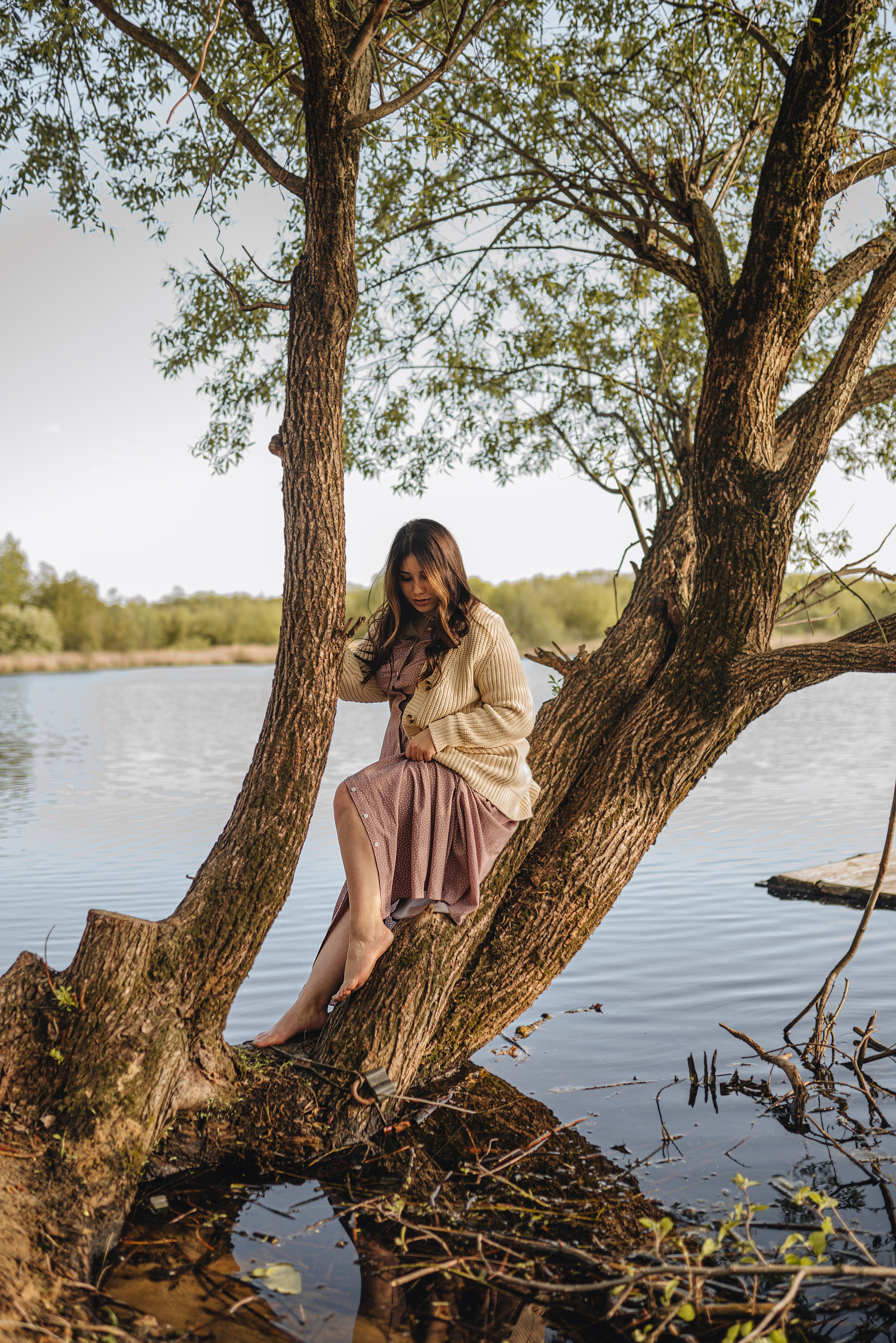 Рая | Весенняя съемка у озера. Фотограф Карина Шмулёва. Воронеж и область