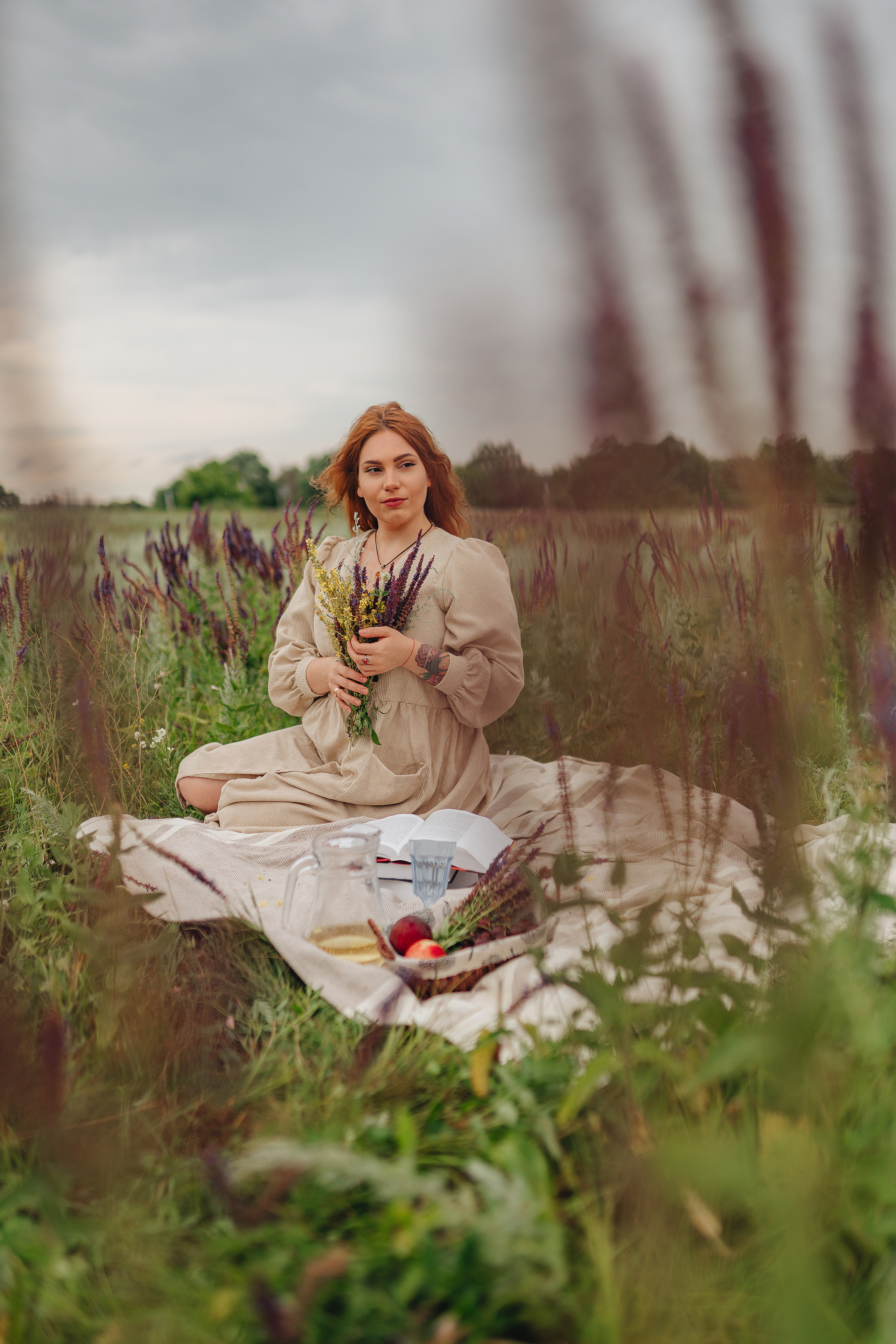 Надежда | Съемка в поле. Фотограф Карина Шмулёва. Воронеж и область