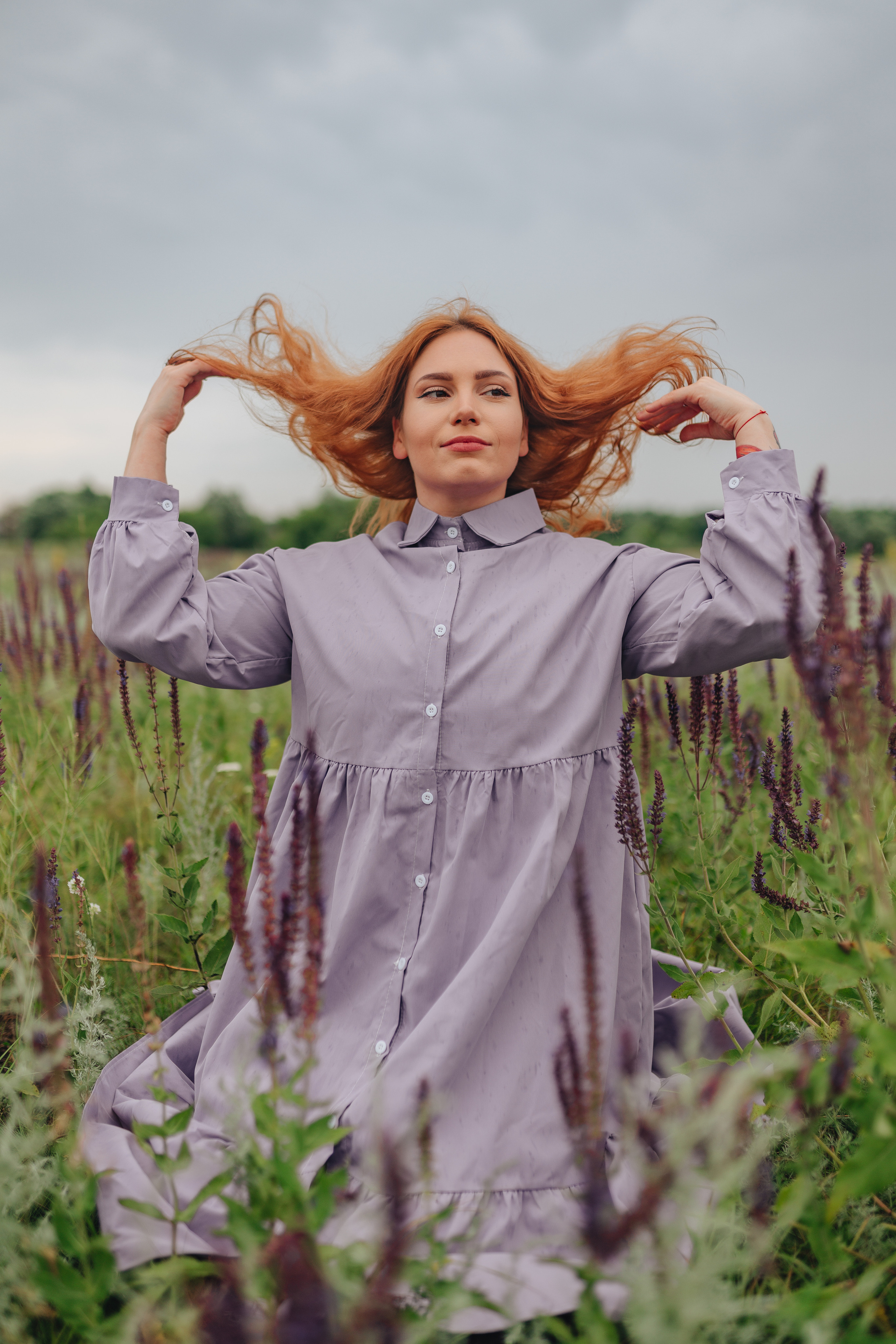 Надежда | Съемка в поле. Фотограф Карина Шмулёва. Воронеж и область