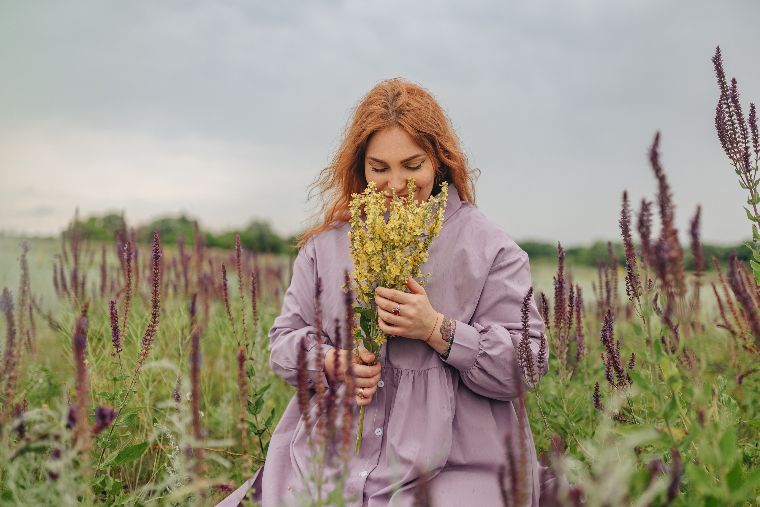 Надежда | Съемка в поле. Фотограф Карина Шмулёва. Воронеж и область