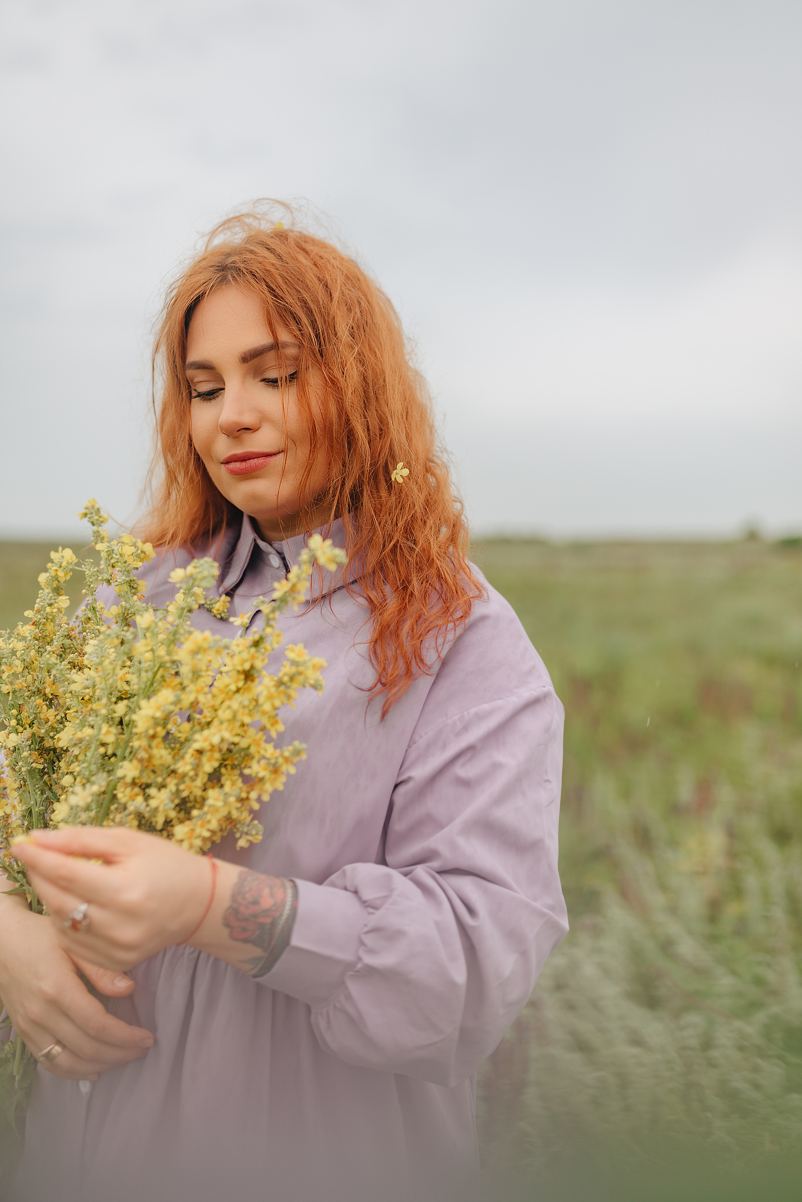 Надежда | Съемка в поле. Фотограф Карина Шмулёва. Воронеж и область