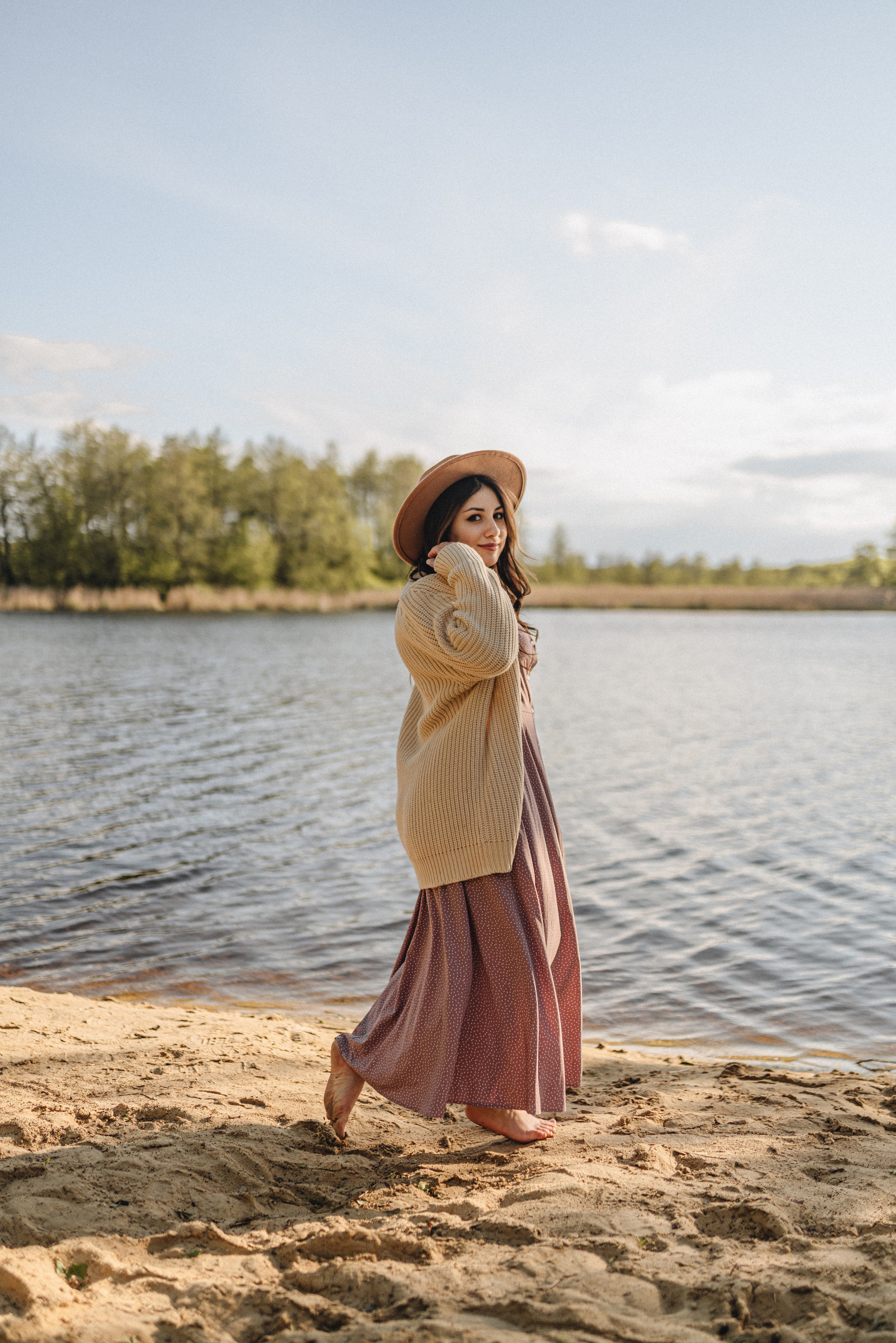 Рая | Весенняя съемка у озера. Фотограф Карина Шмулёва. Воронеж и область