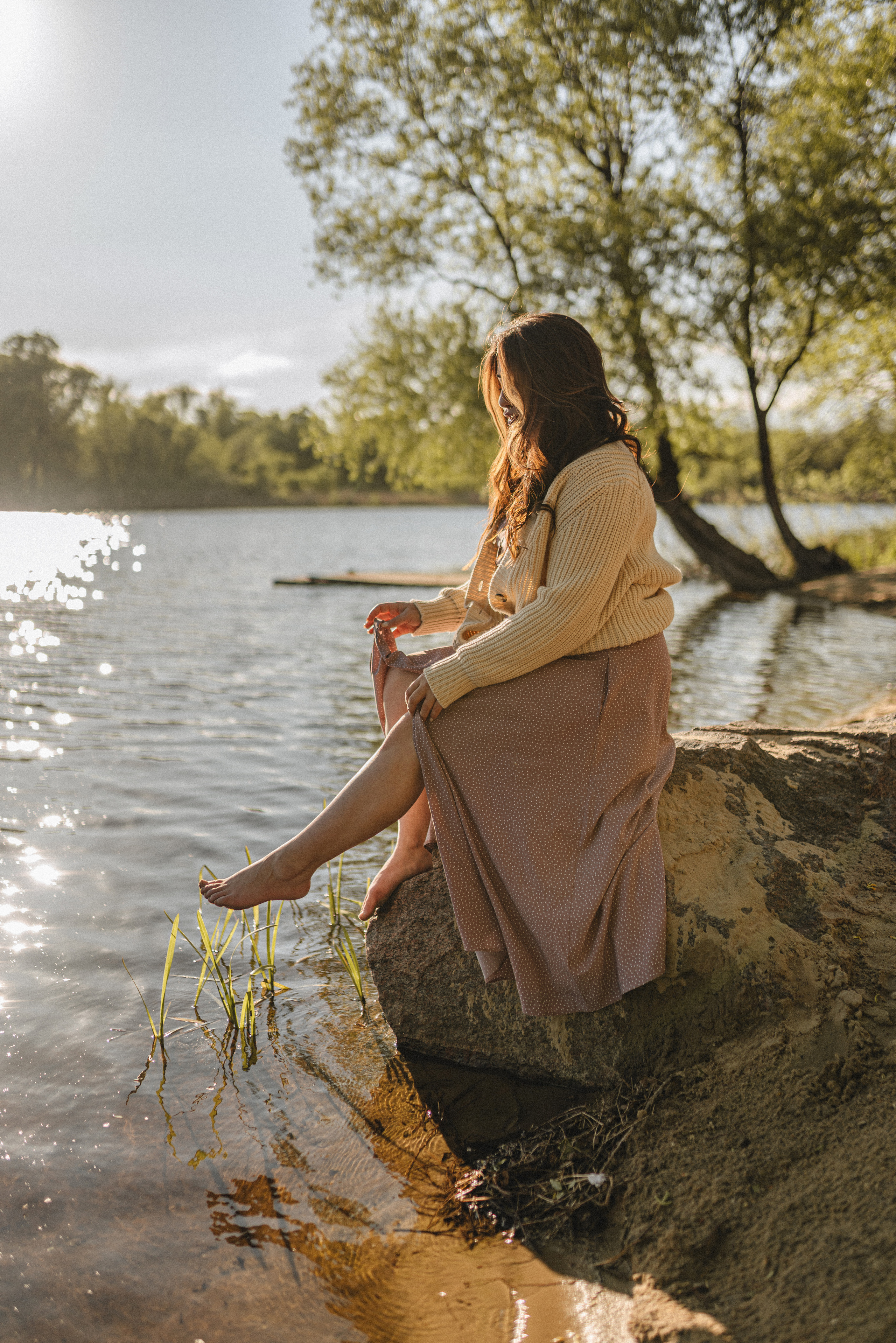 Рая | Весенняя съемка у озера. Фотограф Карина Шмулёва. Воронеж и область